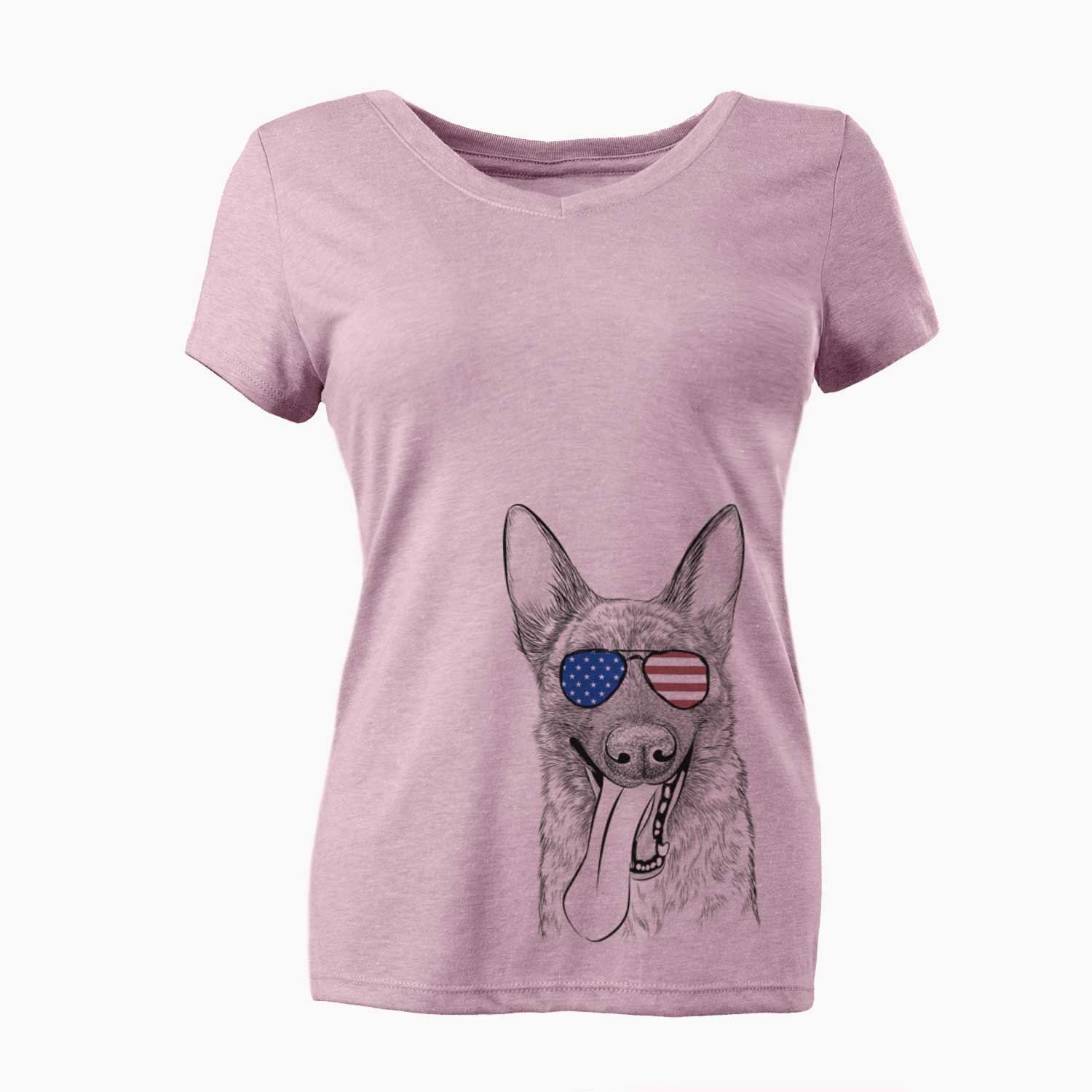 USA Bessa the Dutch Shepherd - Women's Perfect V-neck Shirt