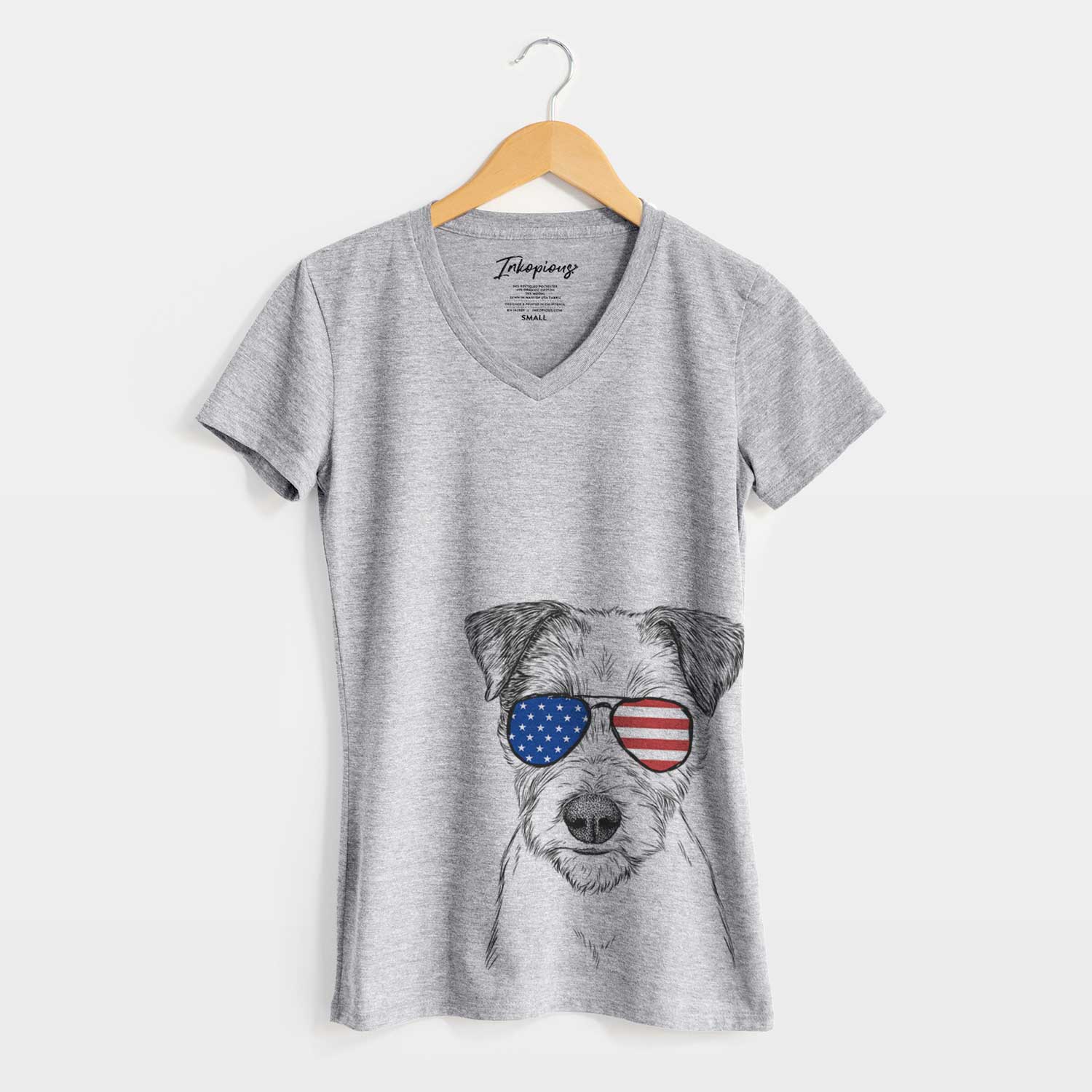 USA Bogart the Parson Russell Terrier - Women's Perfect V-neck Shirt