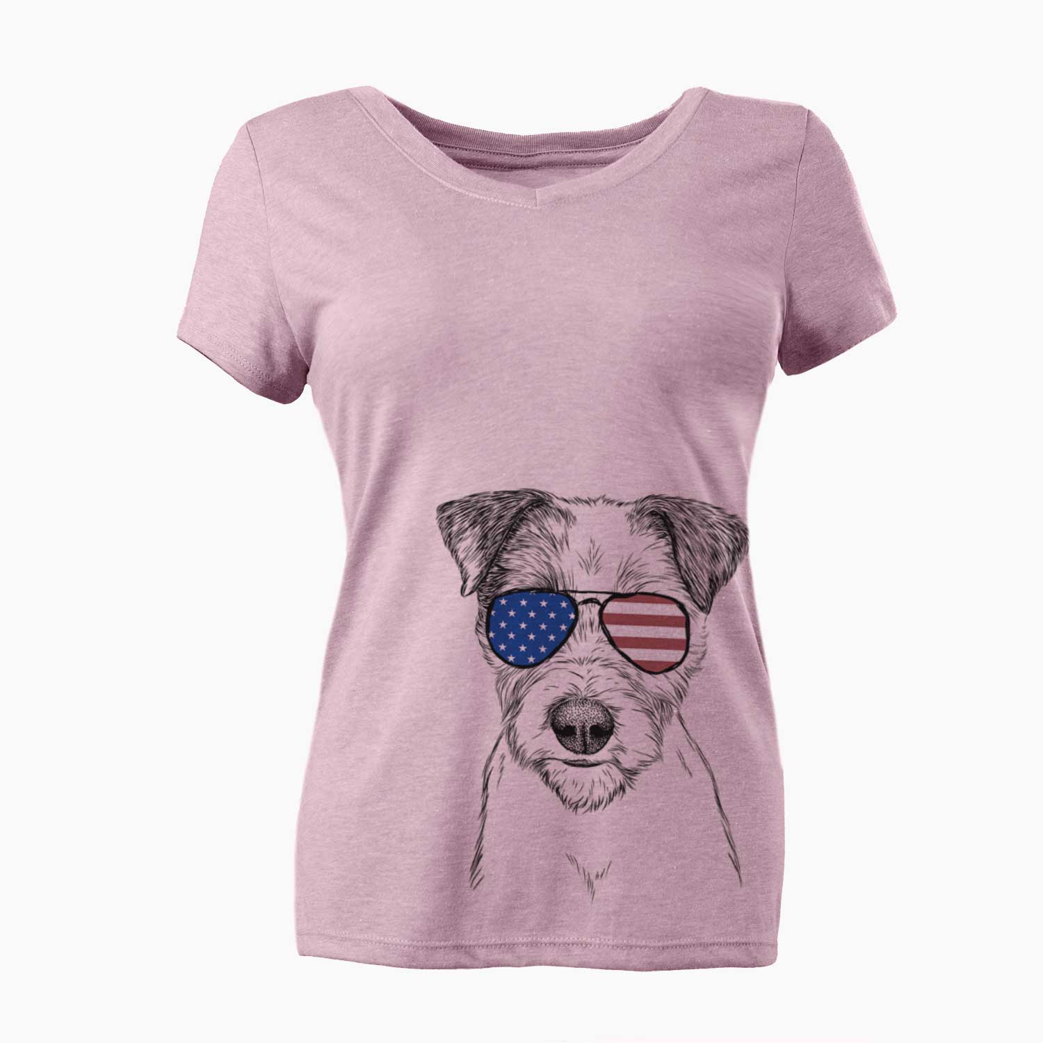 USA Bogart the Parson Russell Terrier - Women's Perfect V-neck Shirt