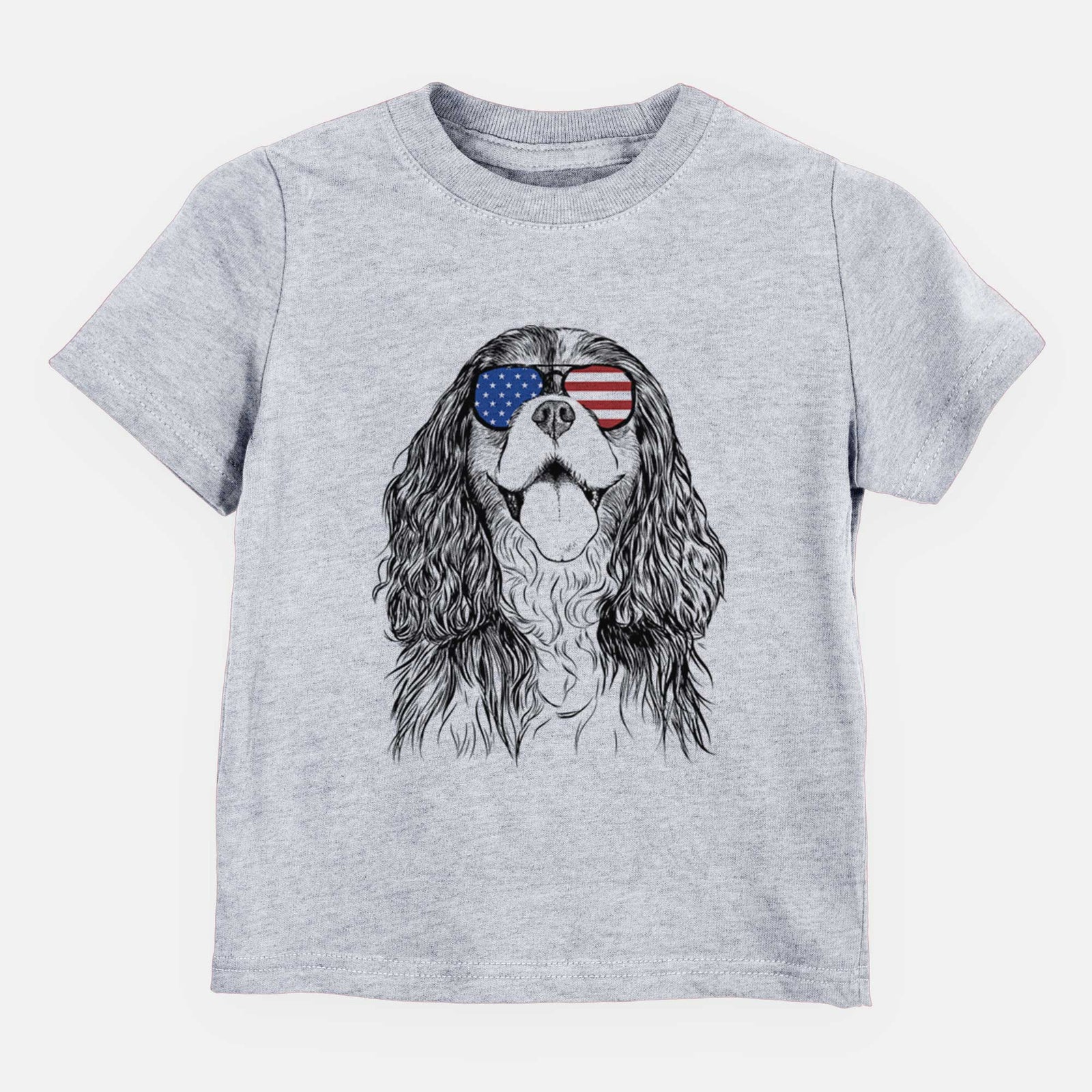 USA Brandy the Cavalier King Charles Spaniel - Kids/Youth/Toddler Shirt