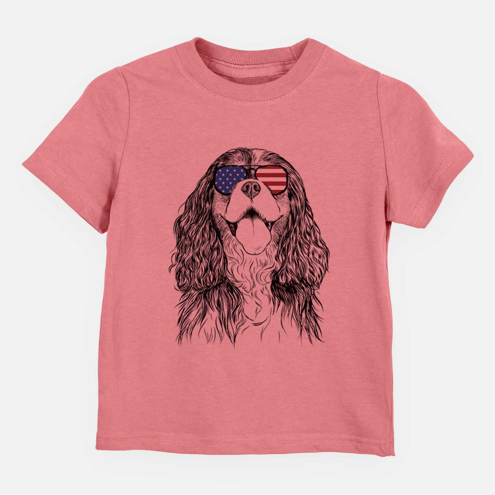 USA Brandy the Cavalier King Charles Spaniel - Kids/Youth/Toddler Shirt