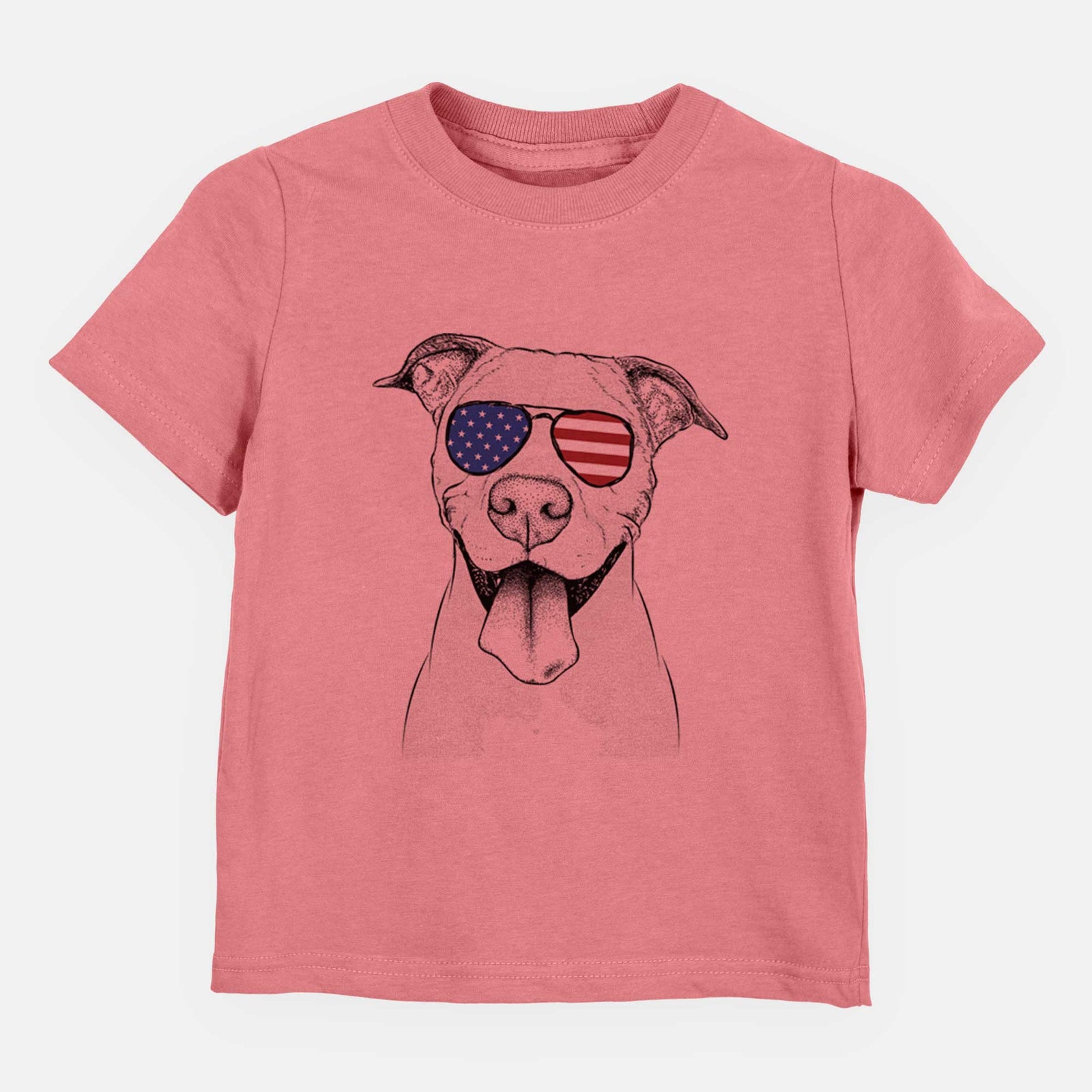 USA Bruce the American Staffordshire Terrier - Kids/Youth/Toddler Shirt