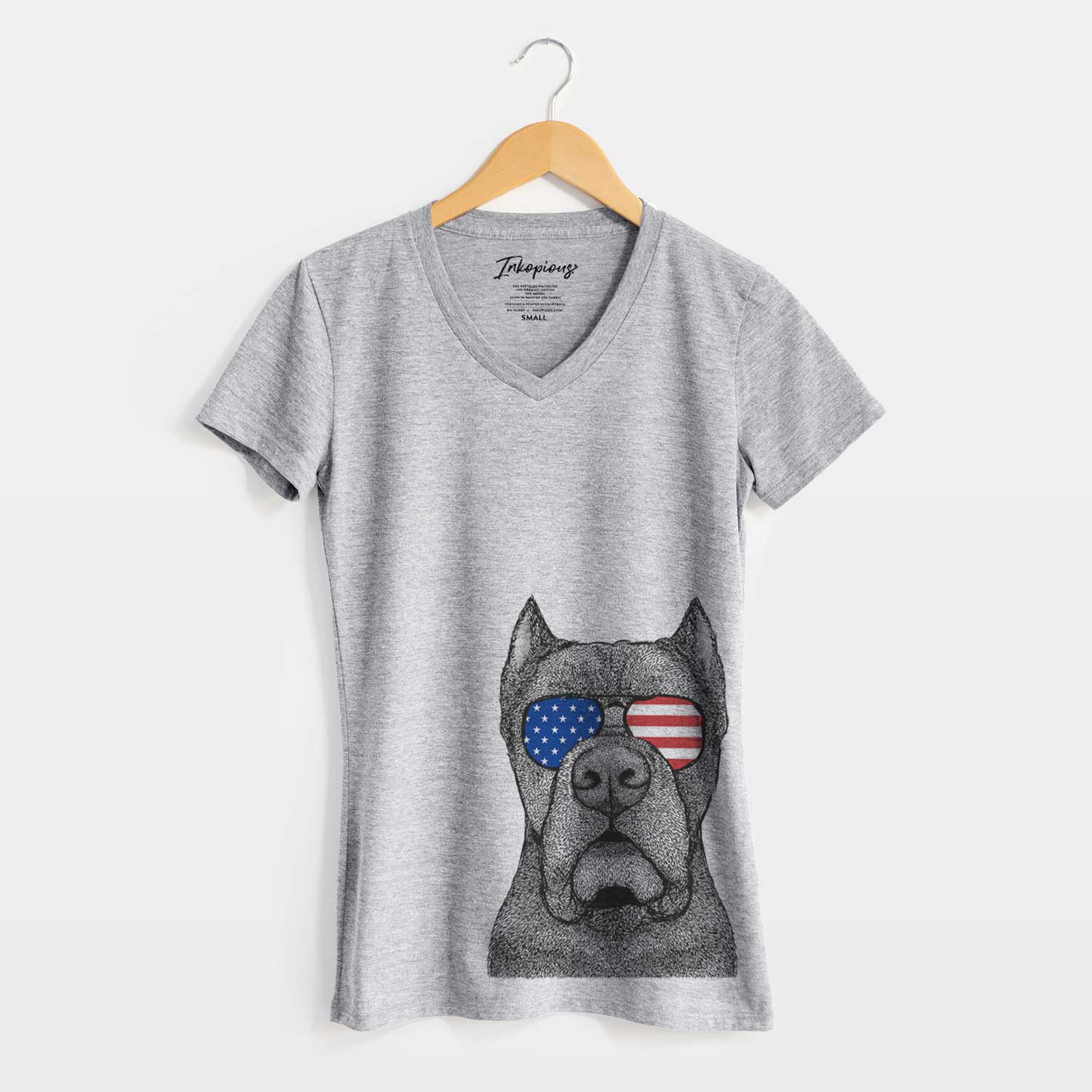 USA Bruno the Cane Corso - Women's Perfect V-neck Shirt