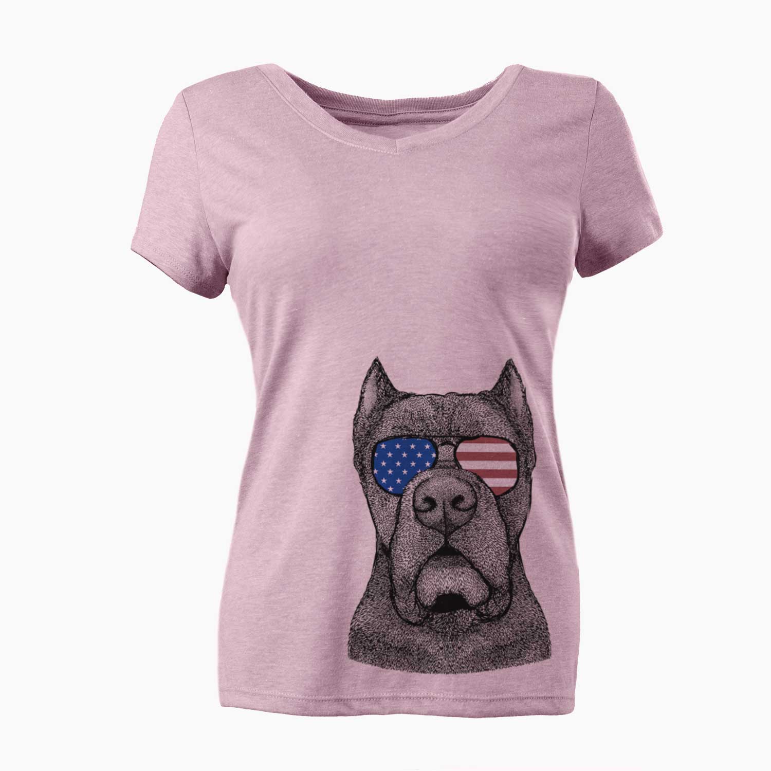 USA Bruno the Cane Corso - Women's Perfect V-neck Shirt