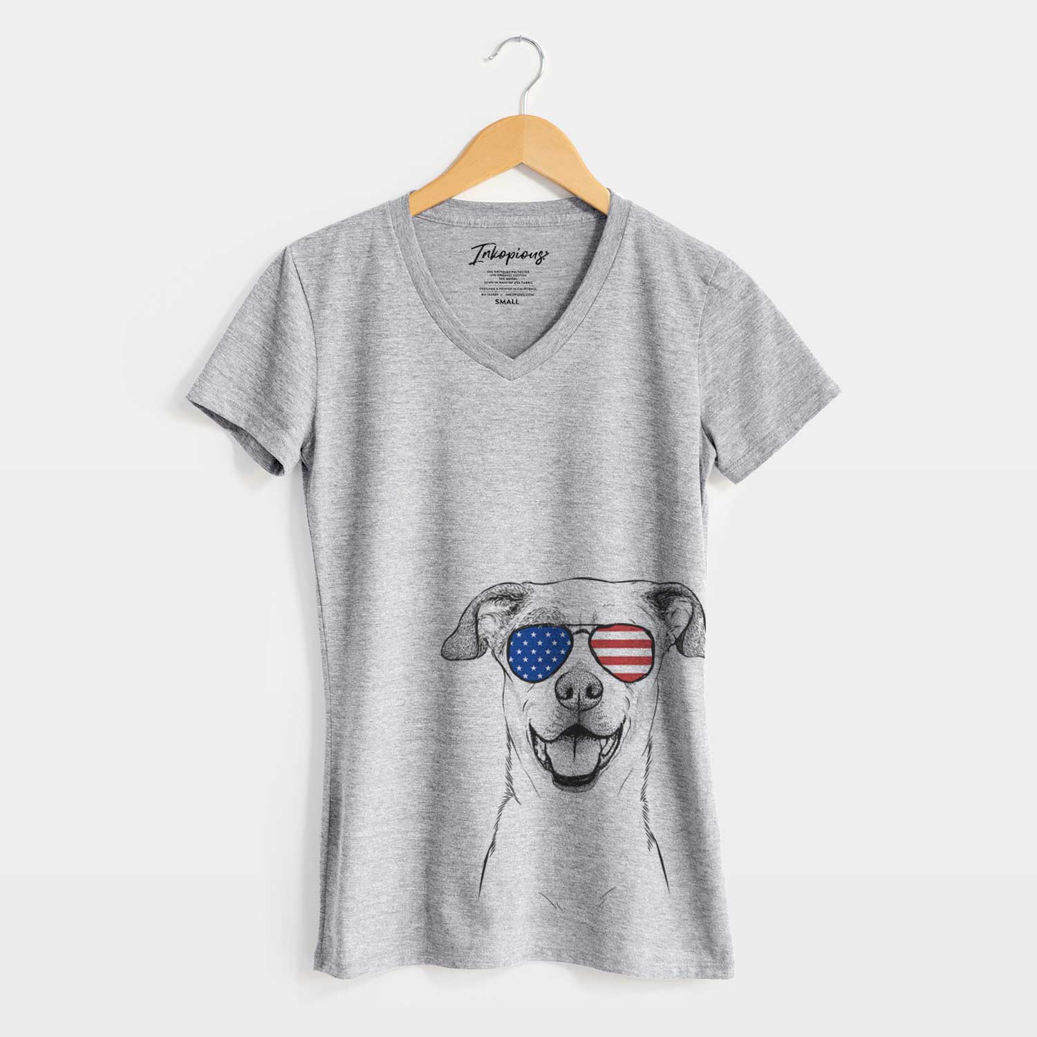 USA Buffy the Mixed Breed - Women's Perfect V-neck Shirt
