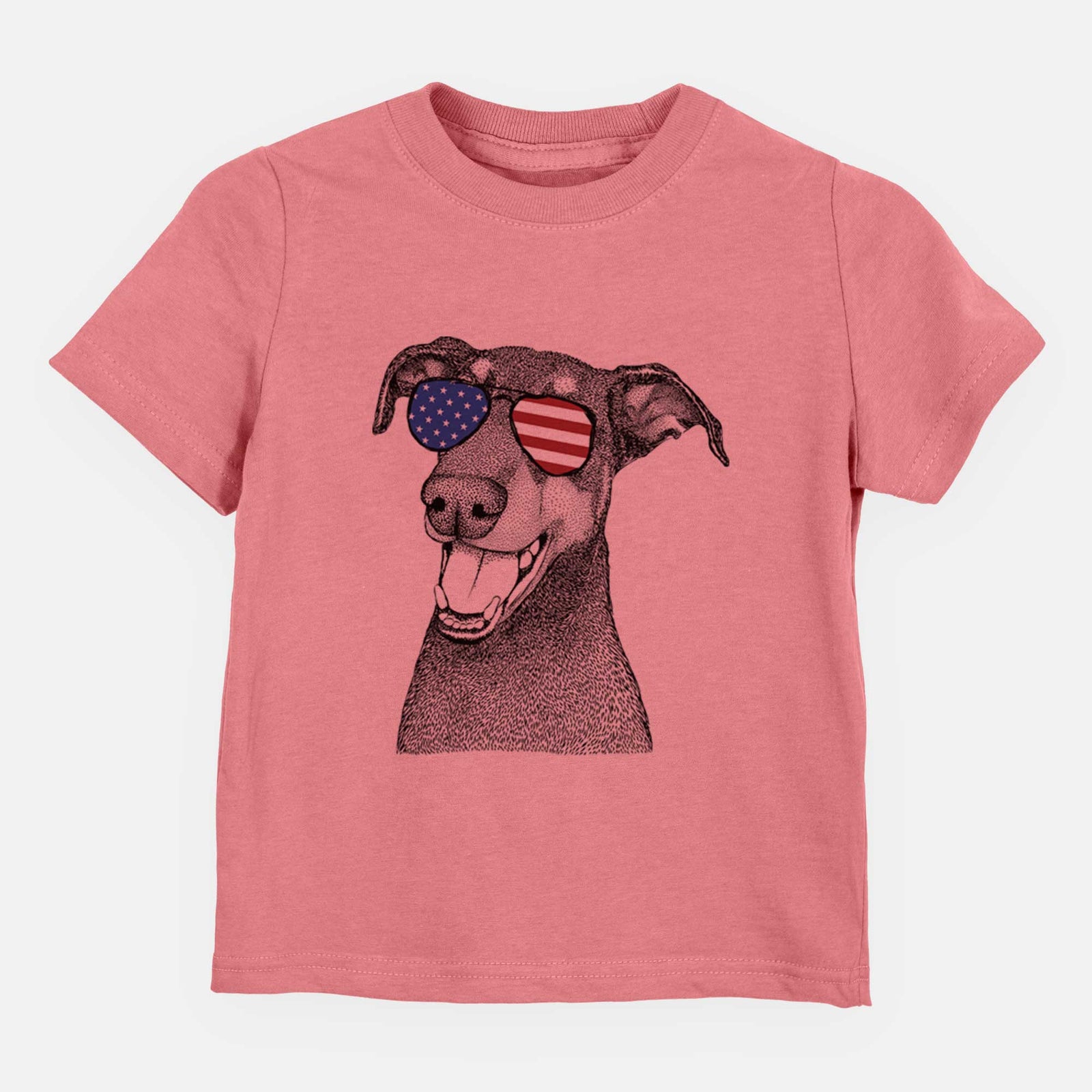 USA Bunnie the Doberman Pinscher - Kids/Youth/Toddler Shirt