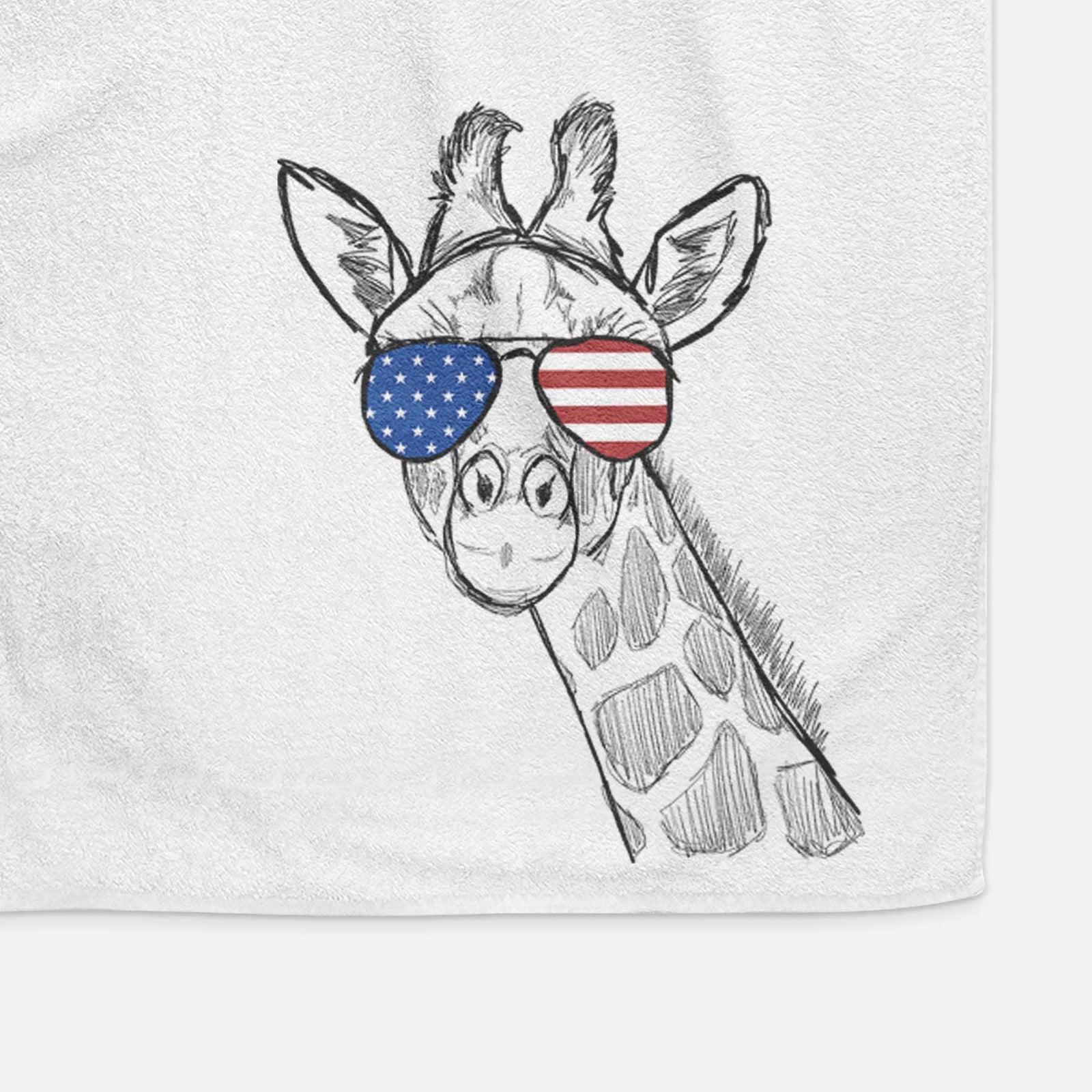 Cedrick the Giraffe Decorative Hand Towel