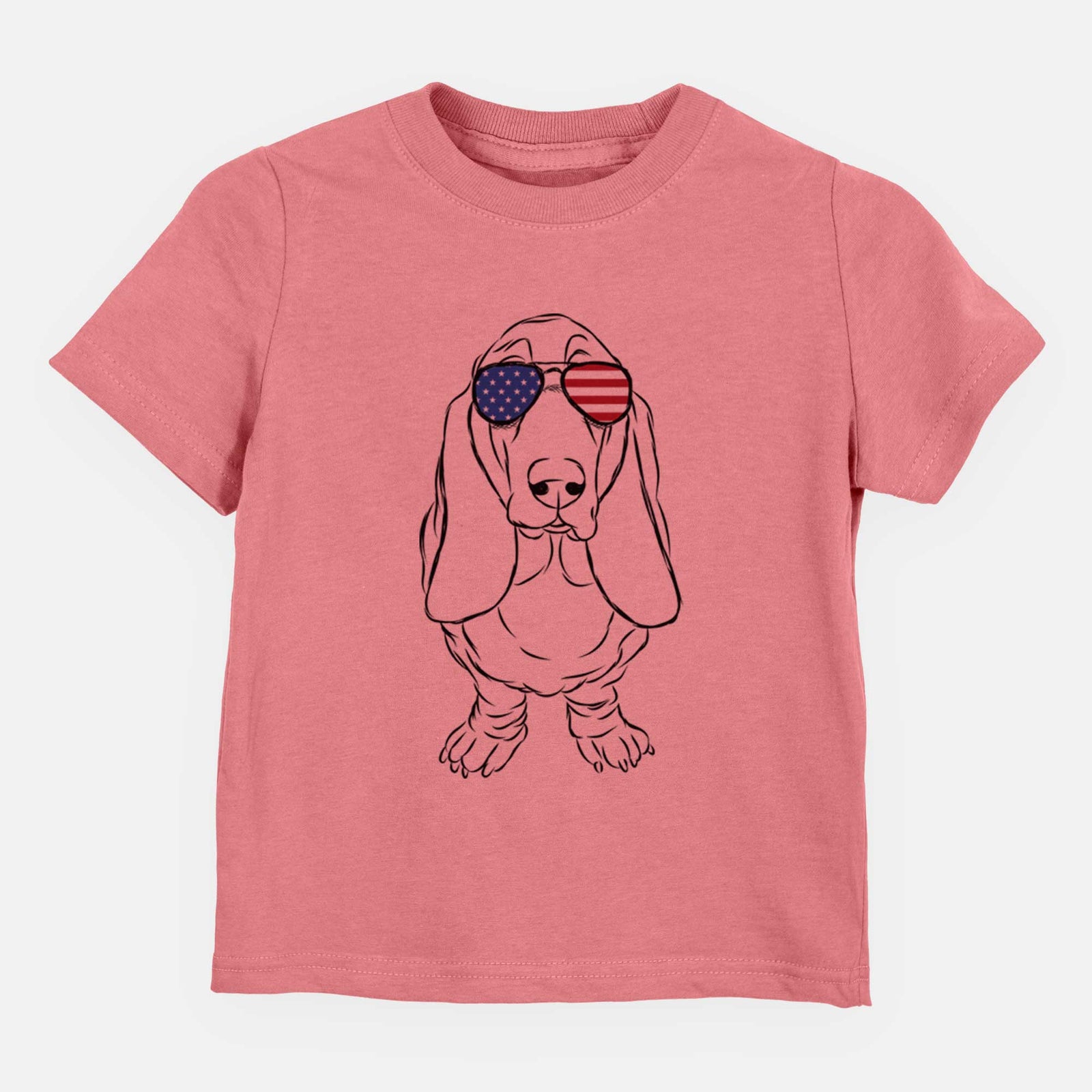 USA Charlie the Basset Hound - Kids/Youth/Toddler Shirt