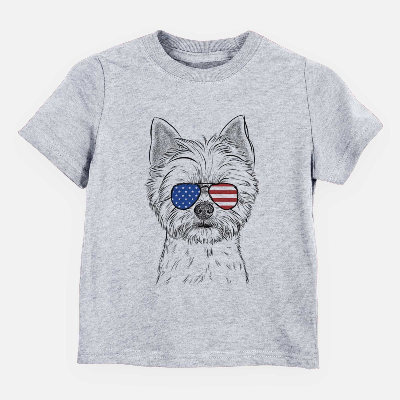 USA Chewy the Yorkshire Terrier - Kids/Youth/Toddler Shirt