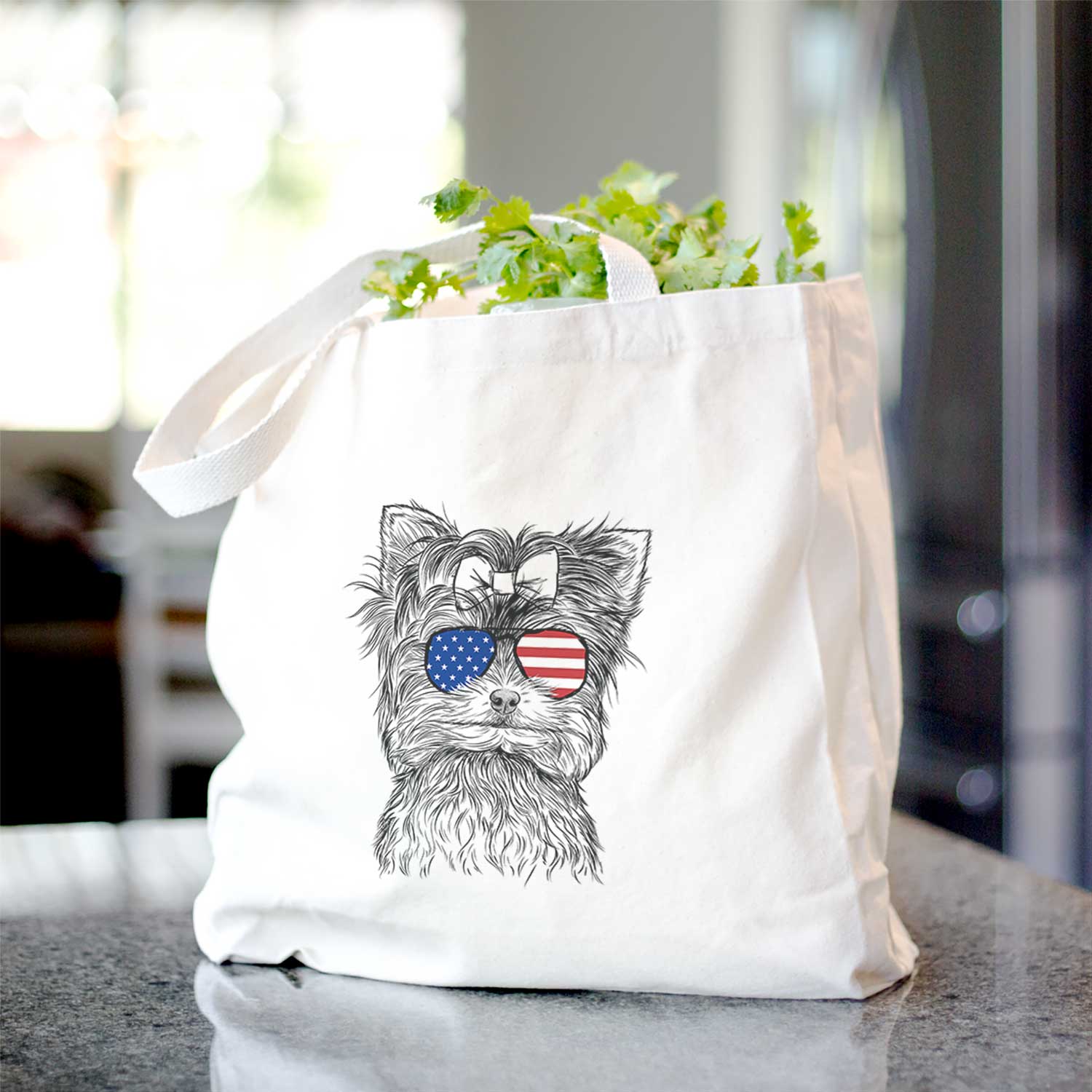 Cricket the Biewer Terrier - Tote Bag