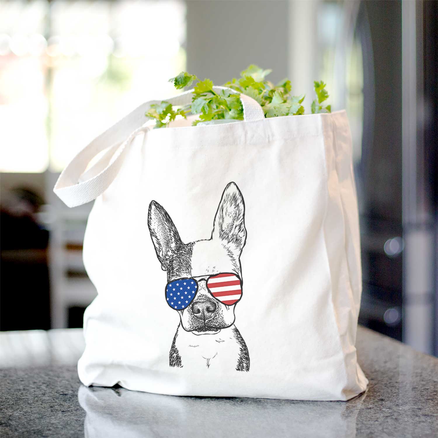 Daisy the Boston Terrier - Tote Bag