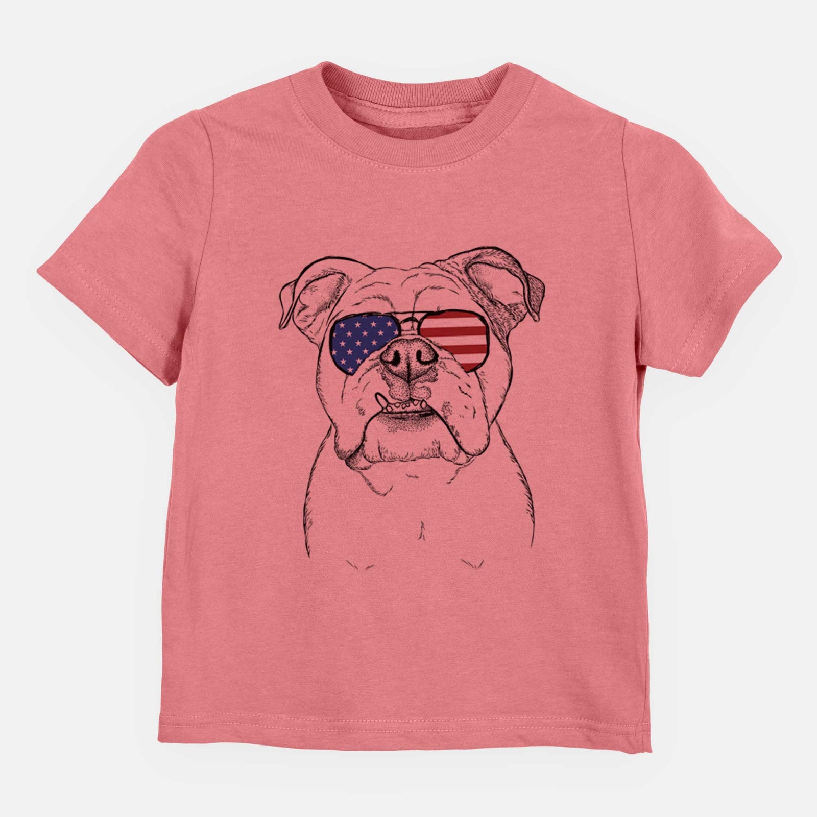 USA Dazy the English Bulldog - Kids/Youth/Toddler Shirt