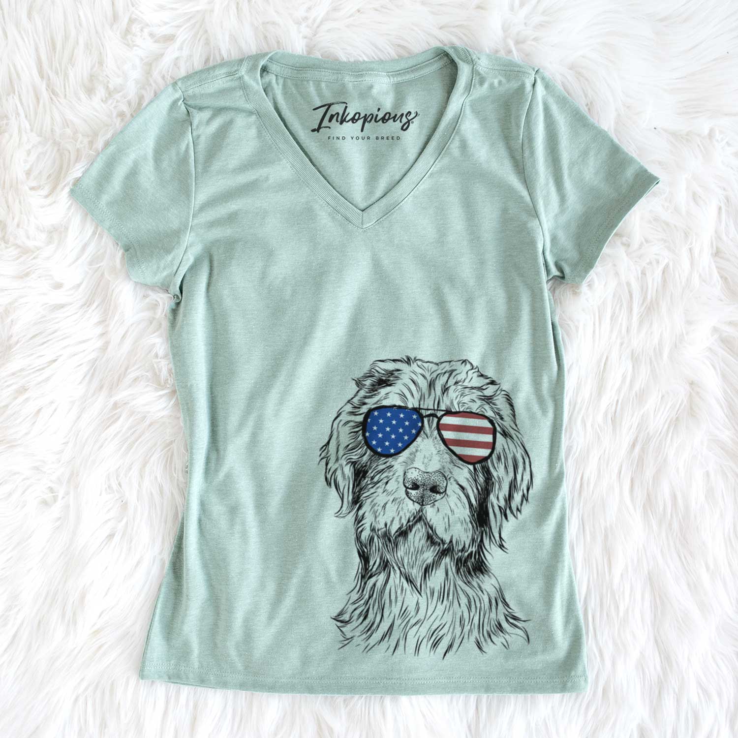 USA Doc Holliday the Pudelpointer - Women's Perfect V-neck Shirt