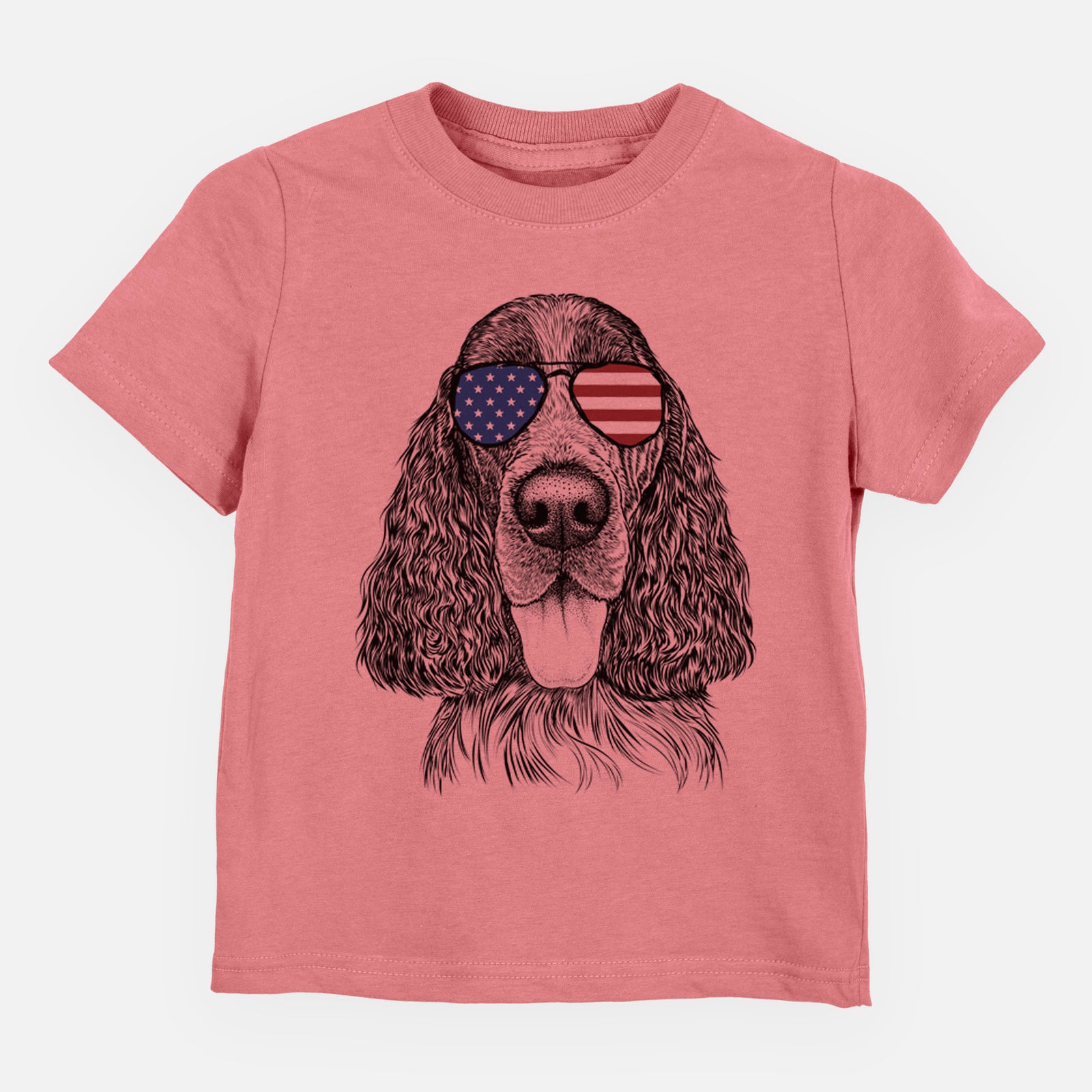 USA Duke the English Springer Spaniel - Kids/Youth/Toddler Shirt