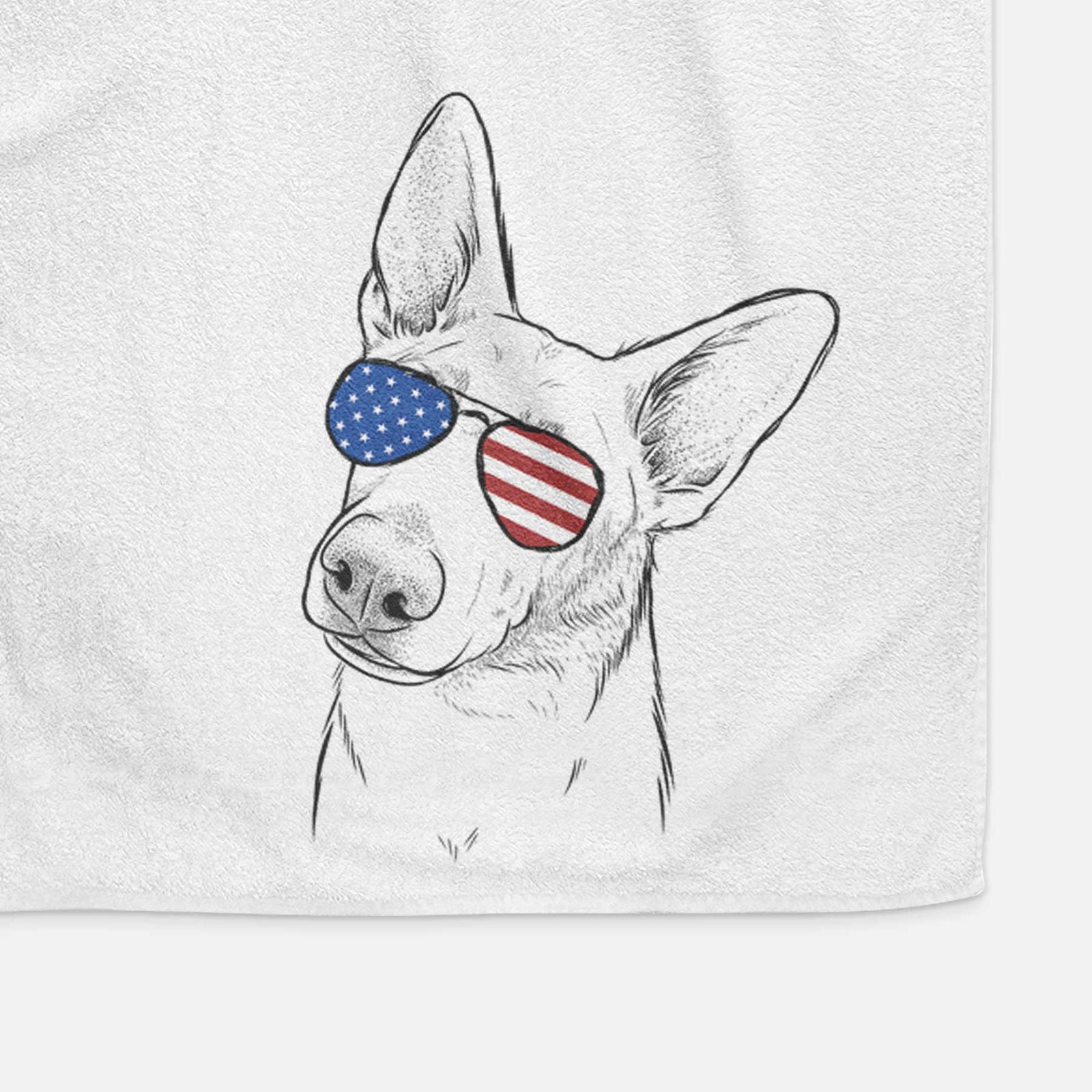 Elsa the German Shepherd Decorative Hand Towel