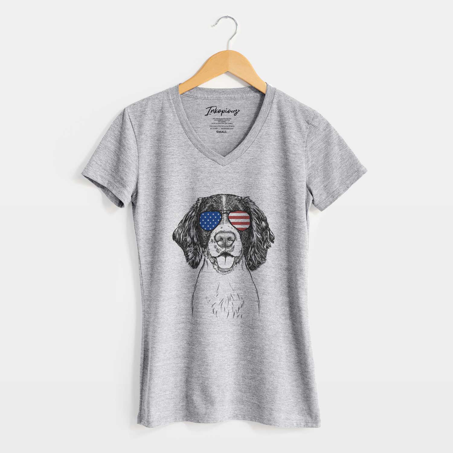 USA Ever the English Springer Spaniel - Women's Perfect V-neck Shirt