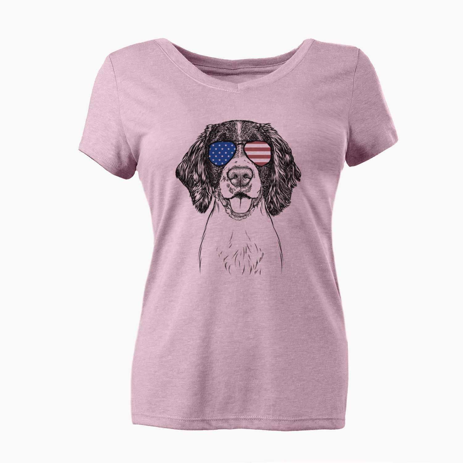 USA Ever the English Springer Spaniel - Women's Perfect V-neck Shirt