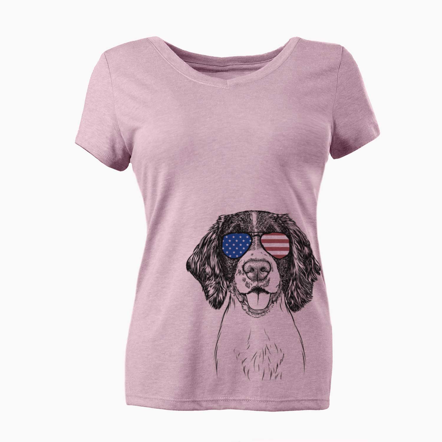 USA Ever the English Springer Spaniel - Women's Perfect V-neck Shirt