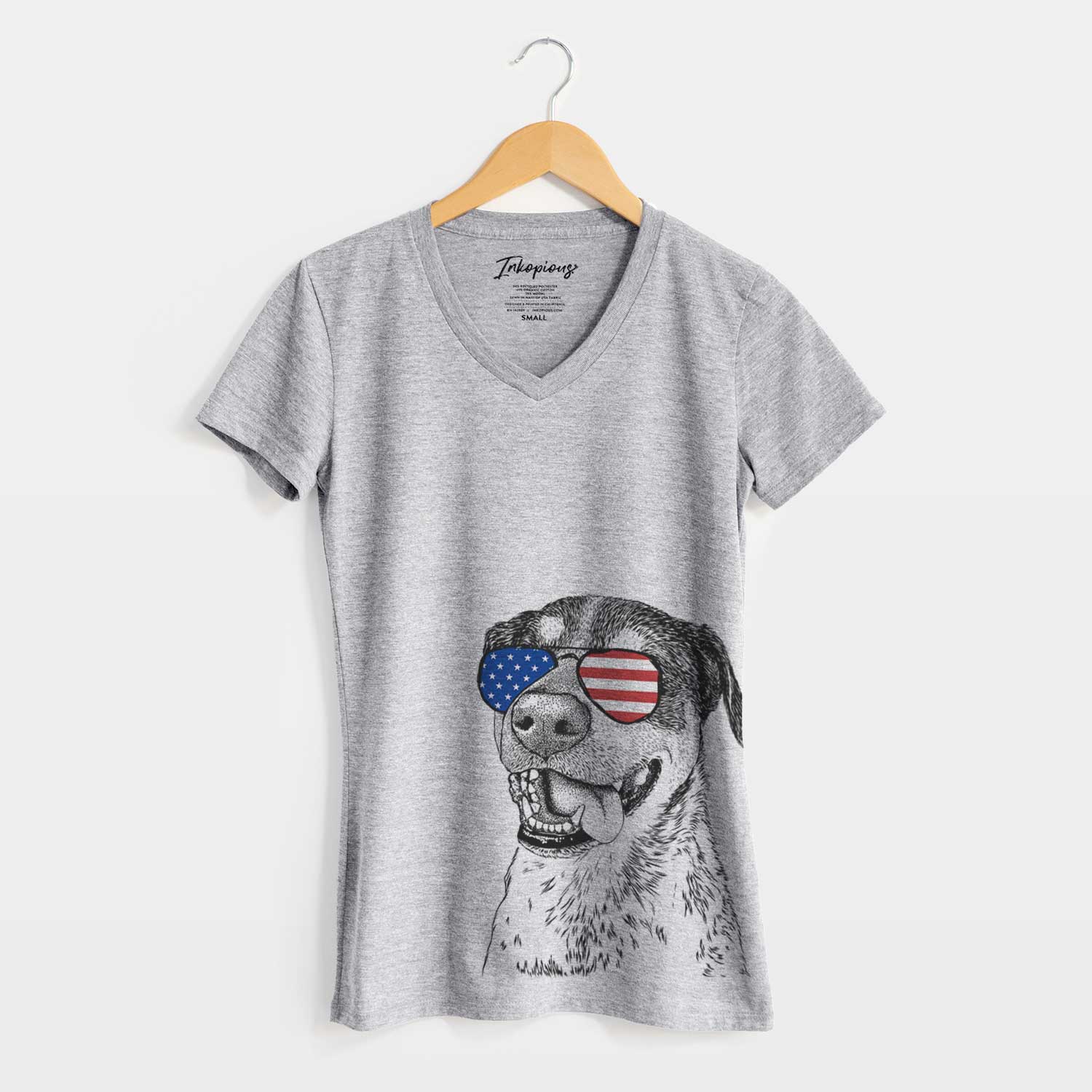 USA Gerti the Mixed Breed - Women's Perfect V-neck Shirt