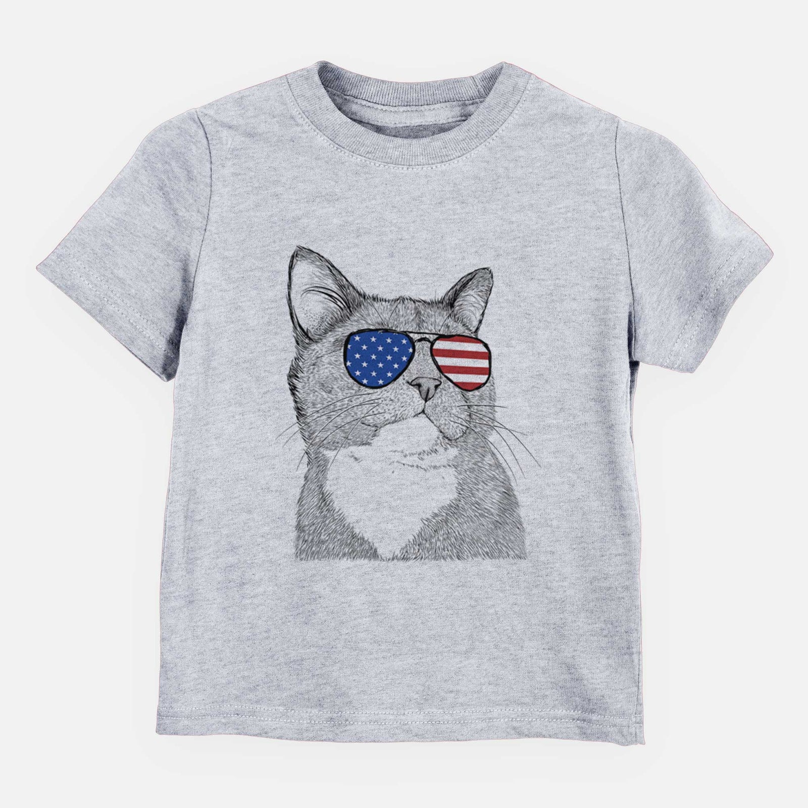 USA Gizmo the Grey Cat - Kids/Youth/Toddler Shirt