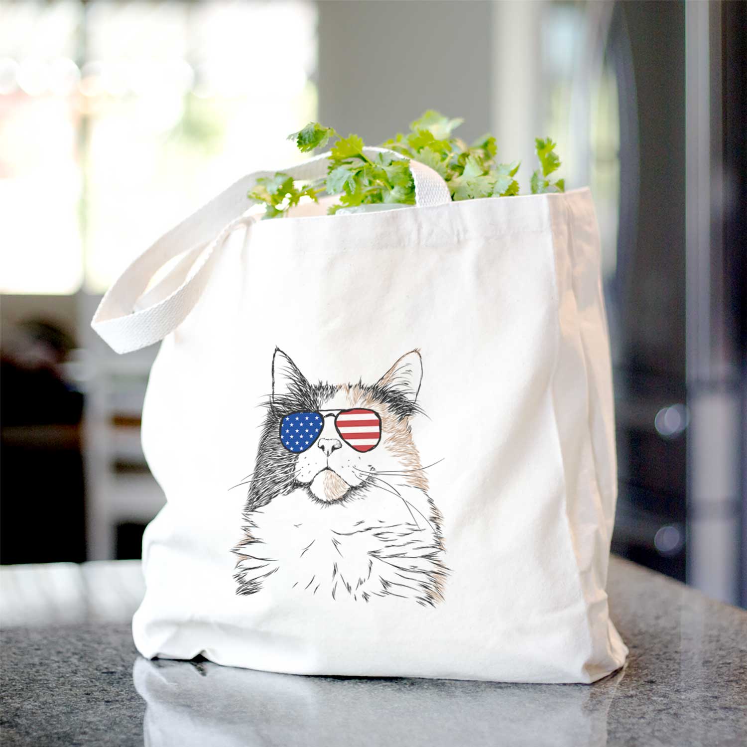 Greta the Calico Cat - Tote Bag