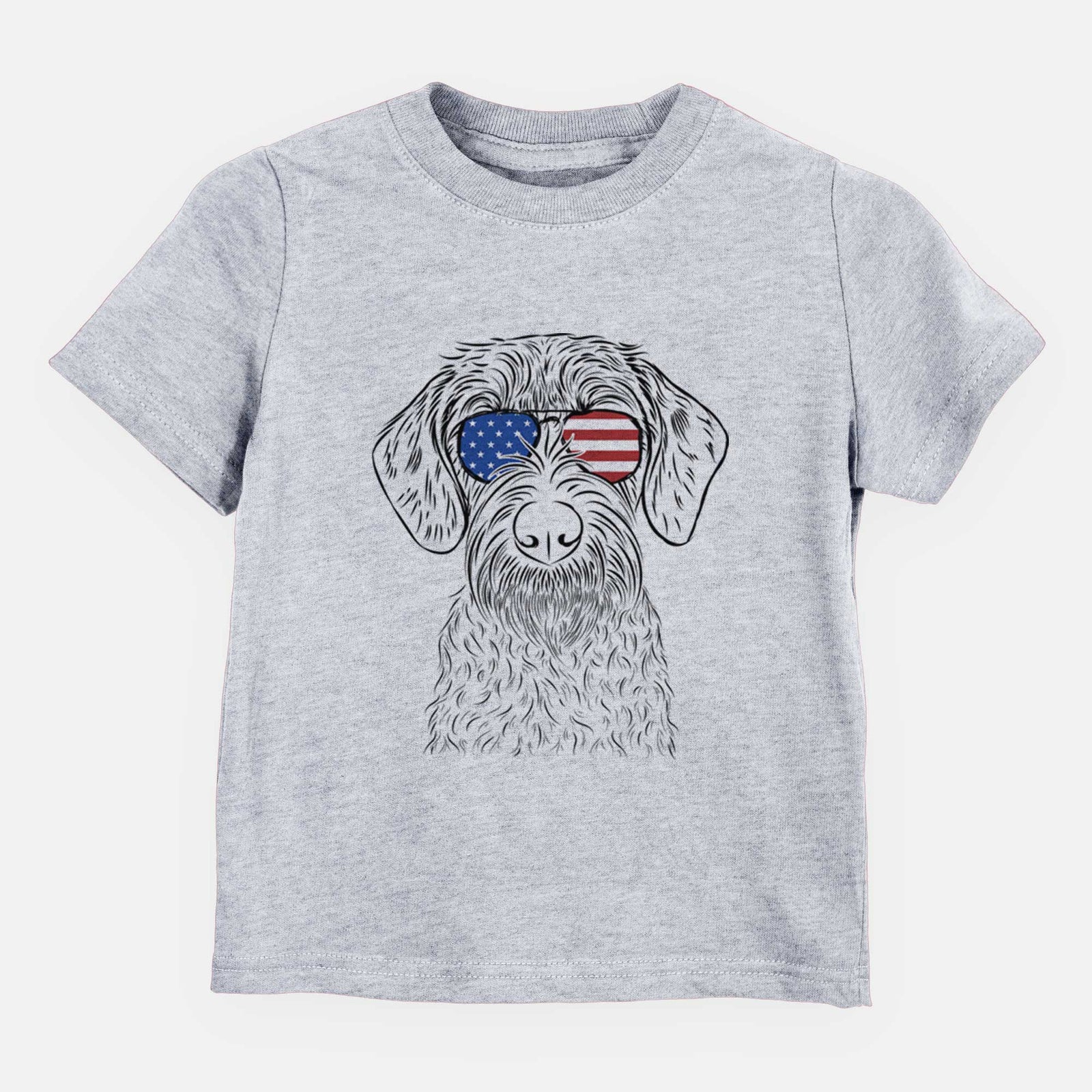 USA Gus the German Wirehaired Pointer - Kids/Youth/Toddler Shirt