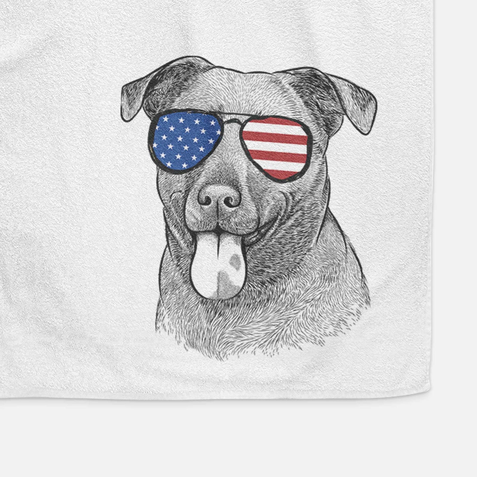 Harbor the Mixed Breed Decorative Hand Towel