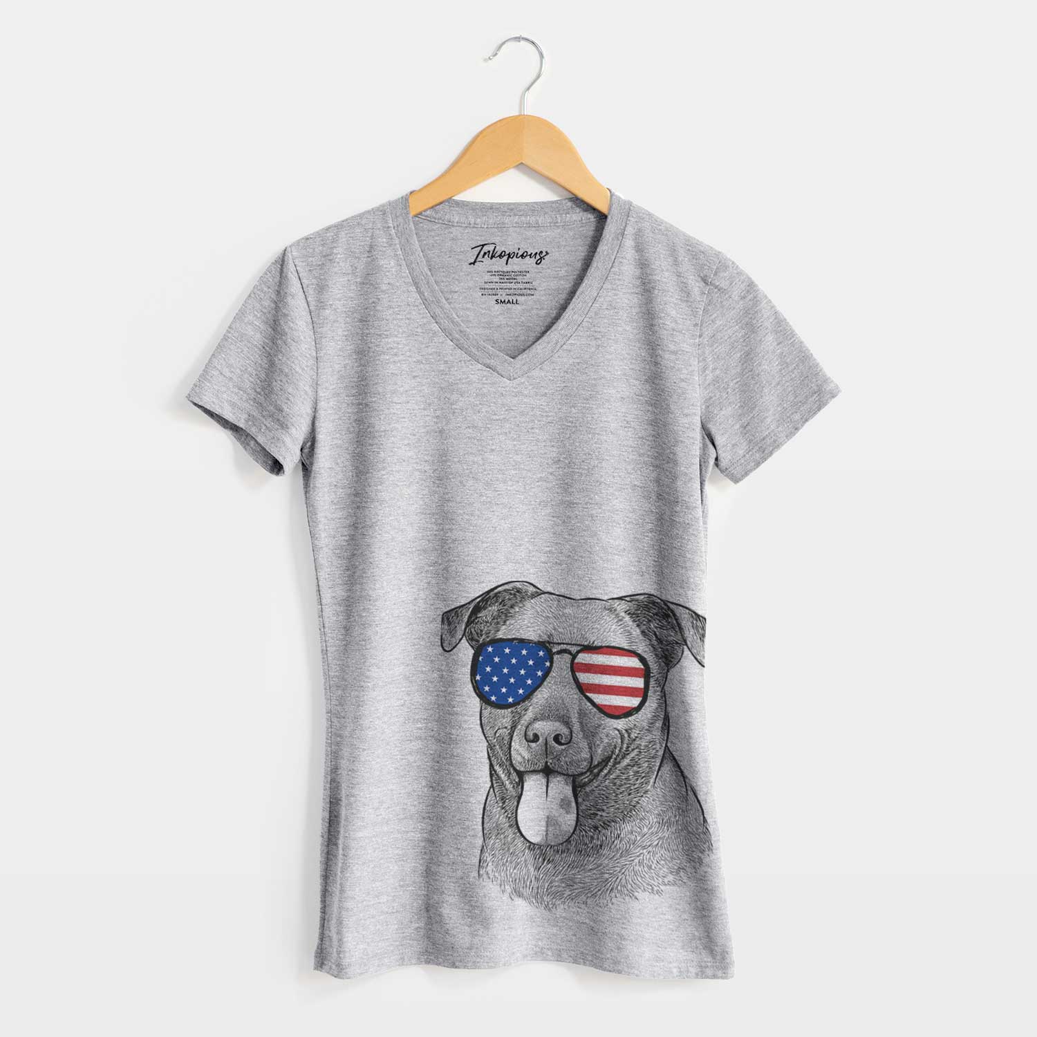 USA Harbor the Mixed Breed - Women's Perfect V-neck Shirt