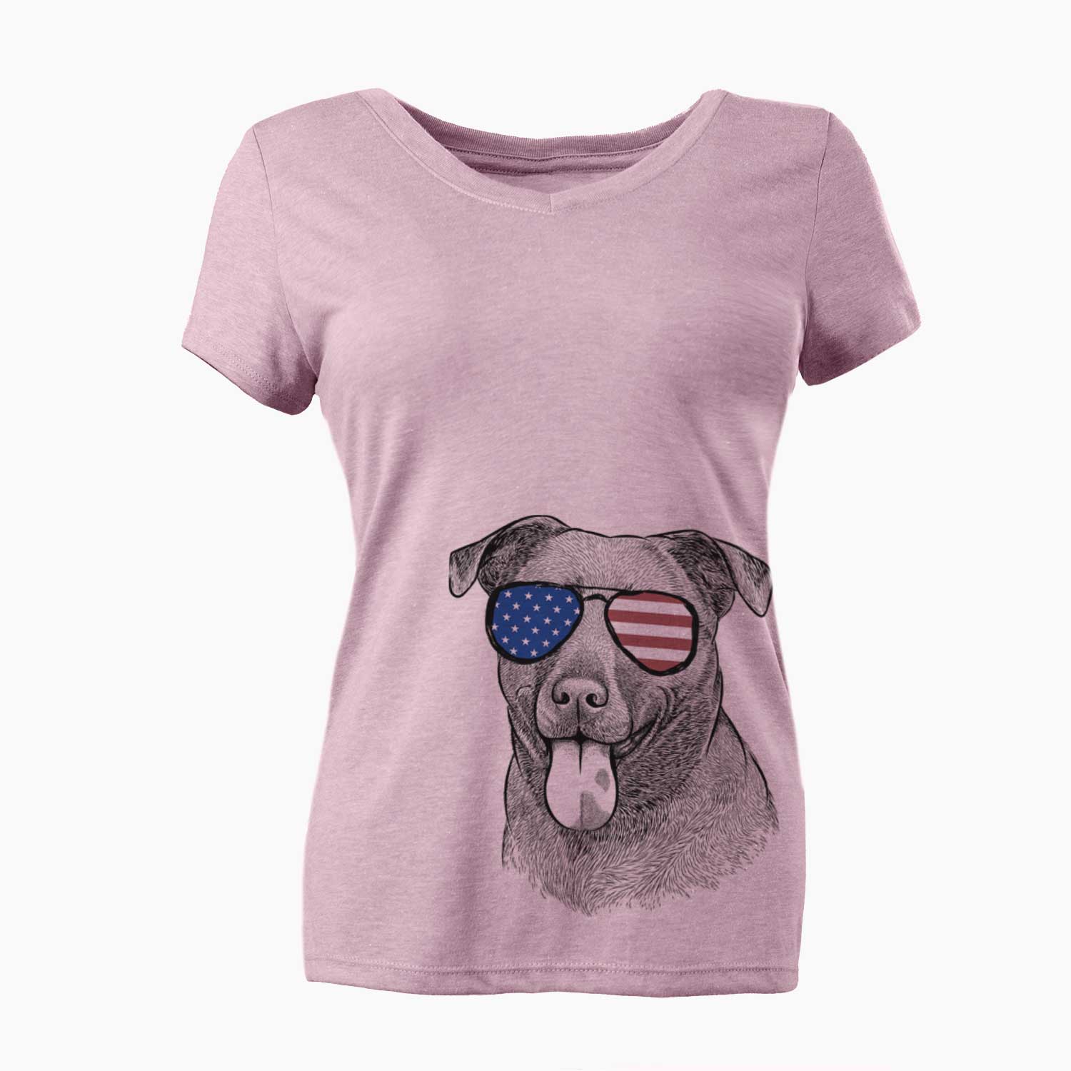 USA Harbor the Mixed Breed - Women's Perfect V-neck Shirt