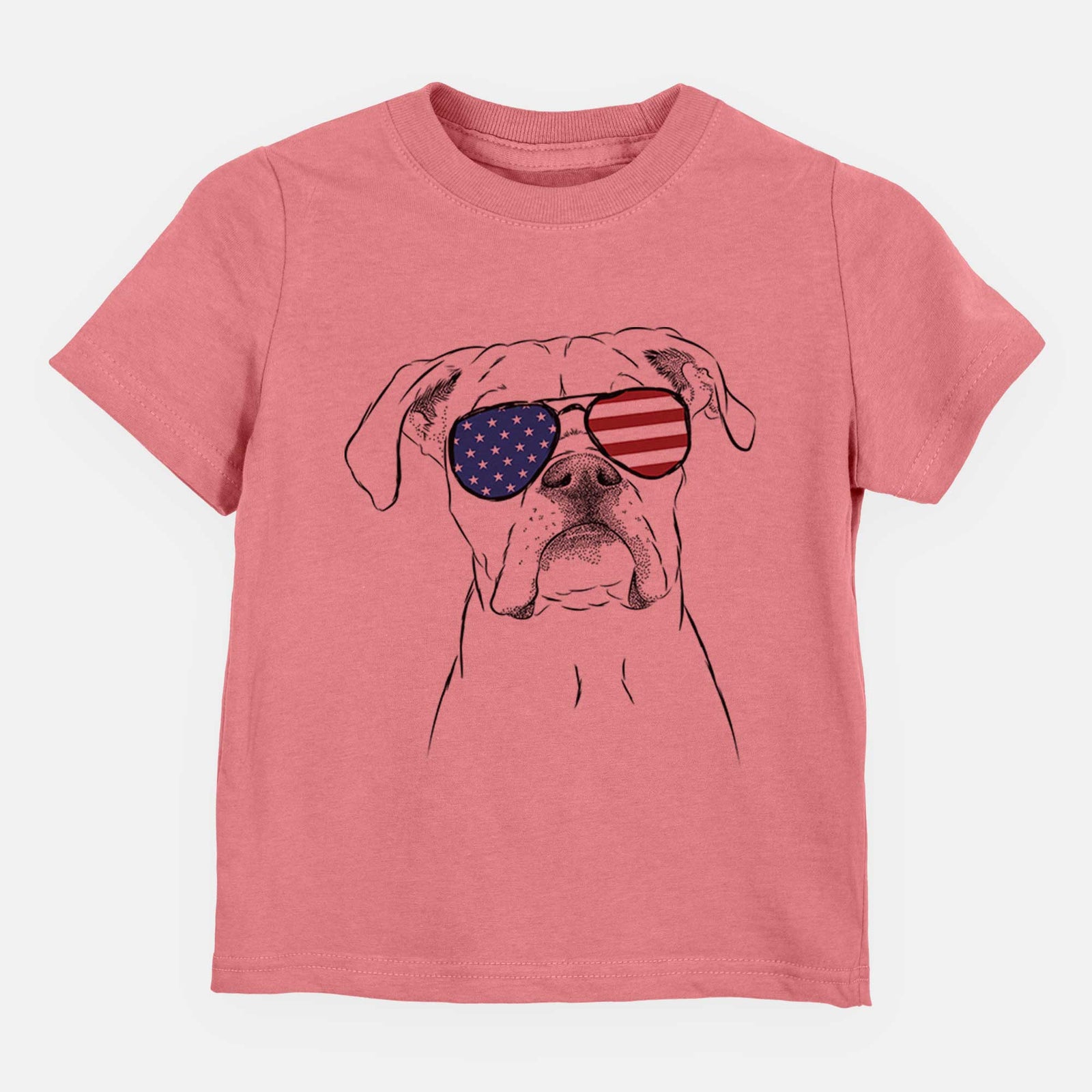 USA Henley the Boxer - Kids/Youth/Toddler Shirt