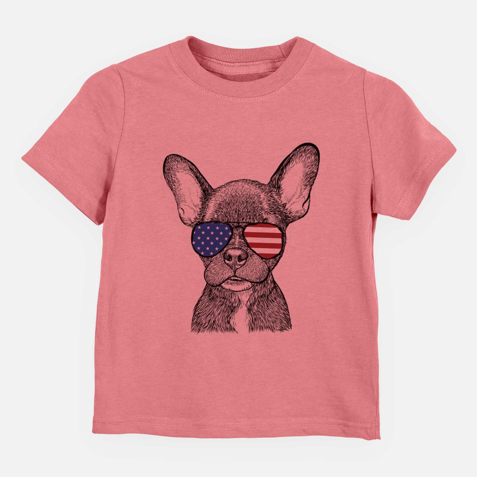 USA Henry the French Bulldog - Kids/Youth/Toddler Shirt