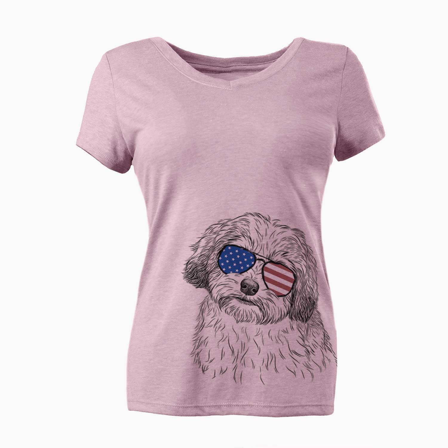 USA Henry the Havanese - Women's Perfect V-neck Shirt