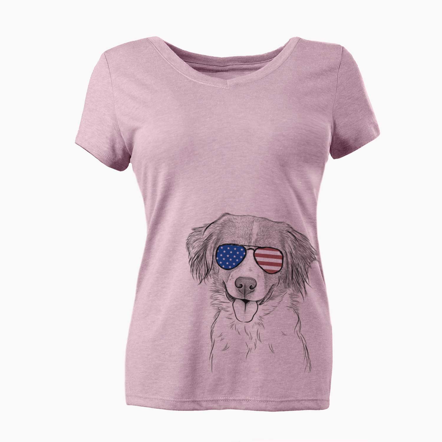 USA Hercules the Nederlandse Kooikerhondje - Women's Perfect V-neck Shirt