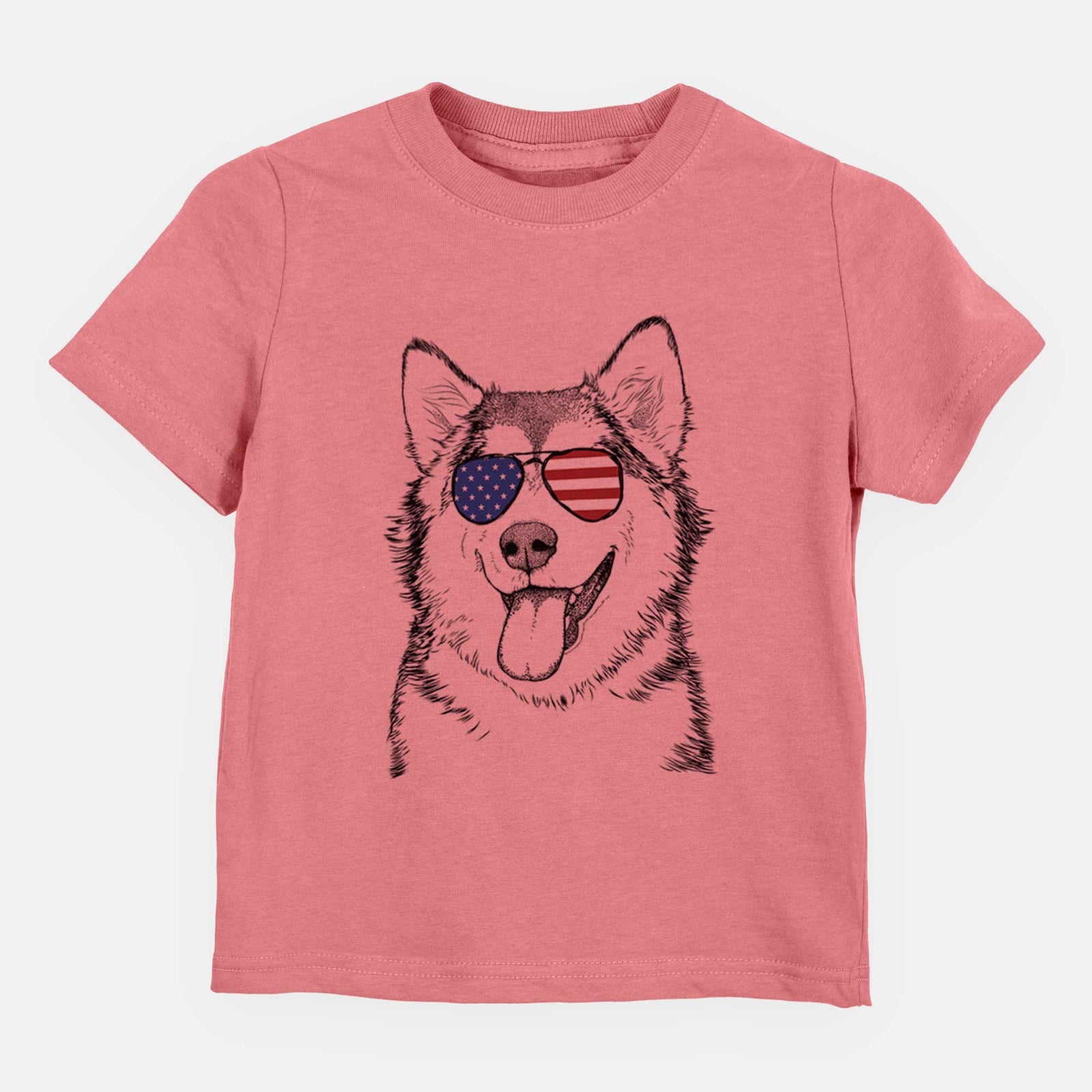 USA Kaskae the Alaskan Malamute - Kids/Youth/Toddler Shirt