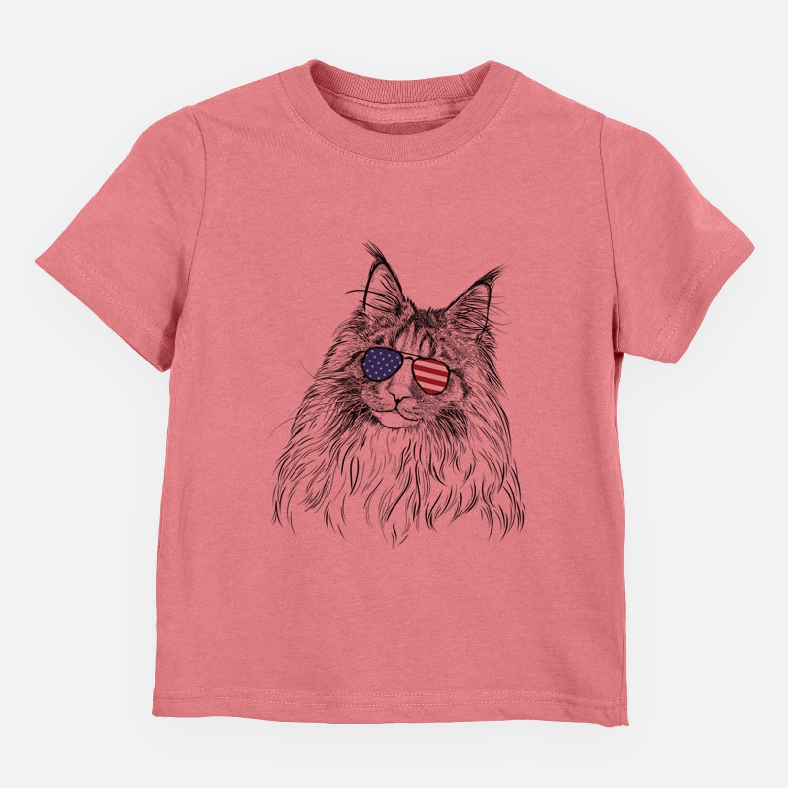 USA Kiki the Maine Coon Cat - Kids/Youth/Toddler Shirt