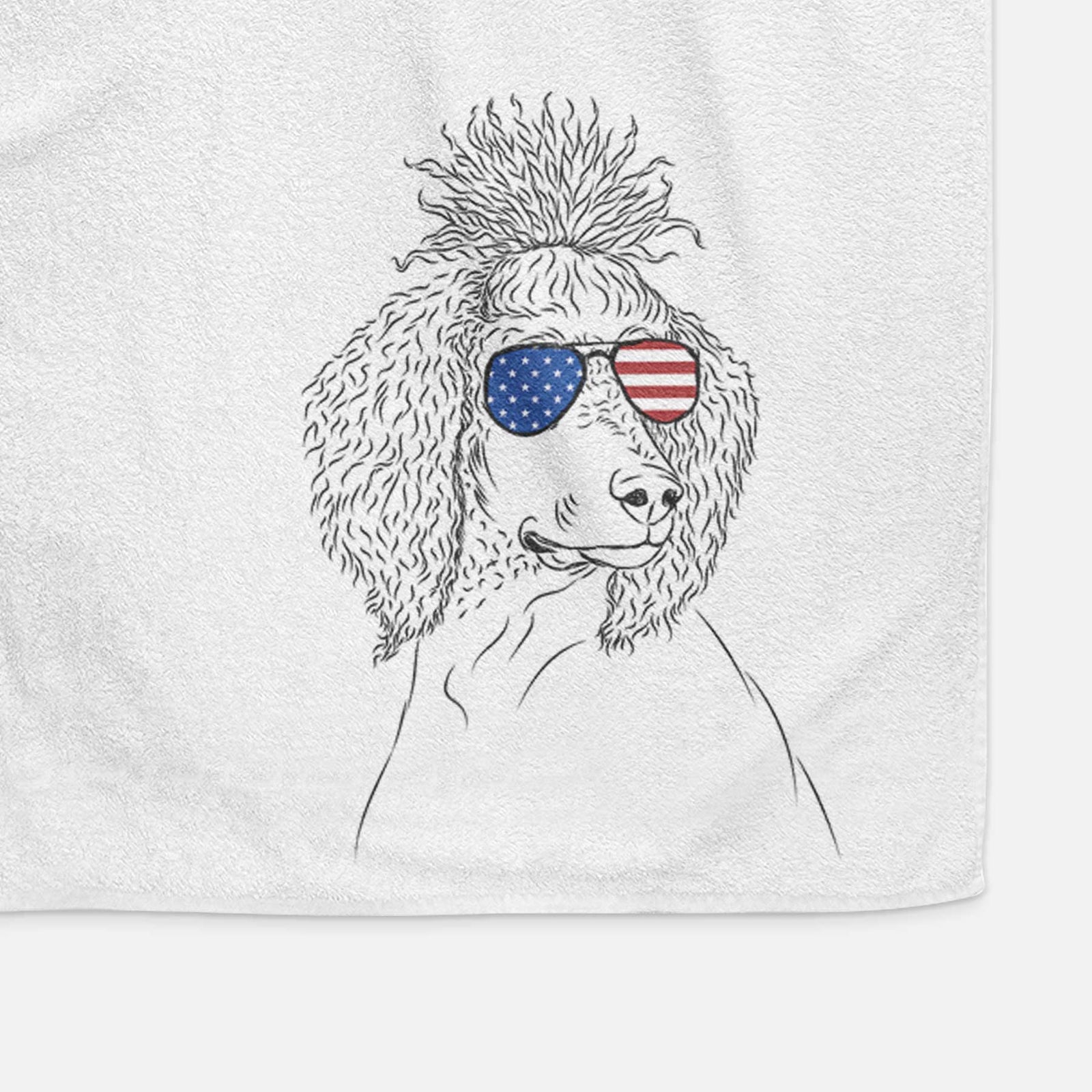Leo the Poodle Decorative Hand Towel