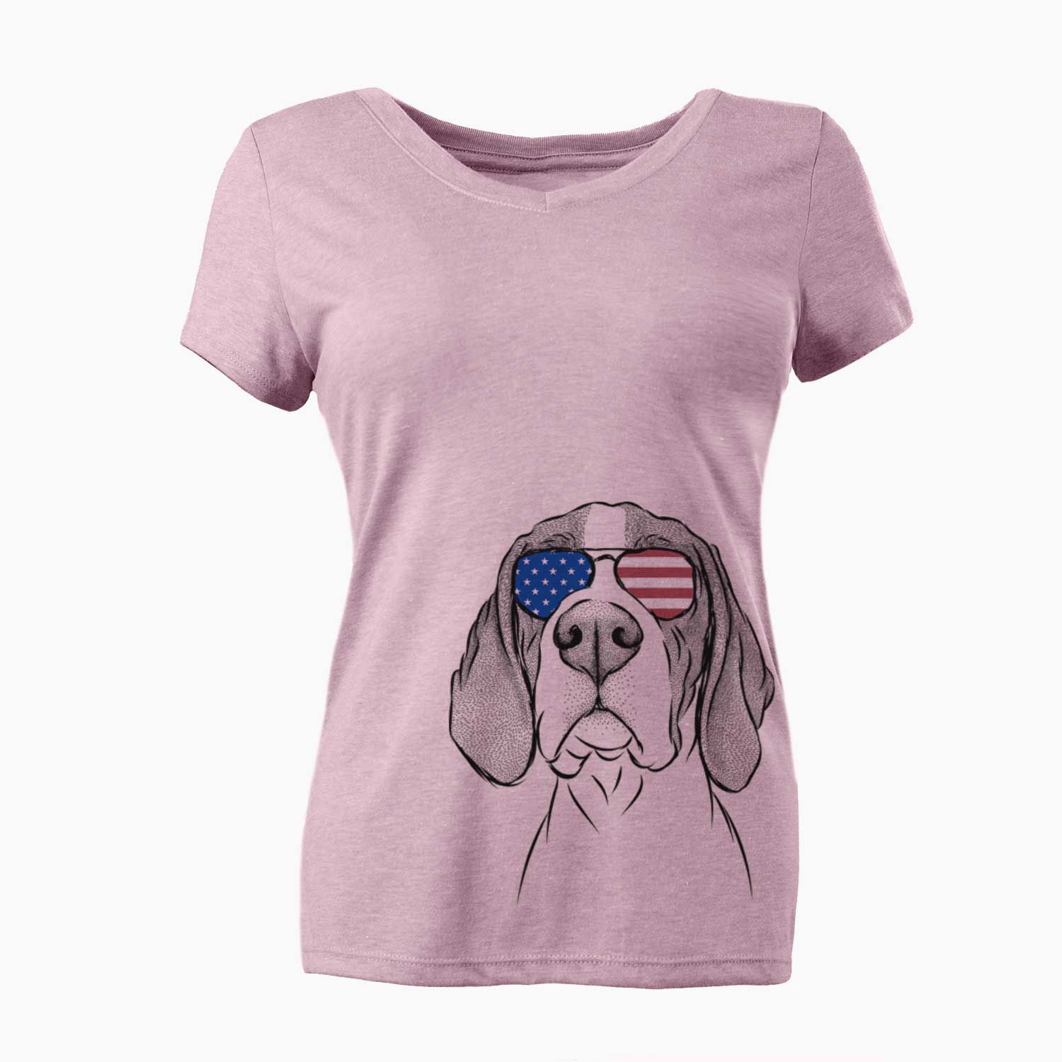 USA Liam the English Pointer - Women's Perfect V-neck Shirt