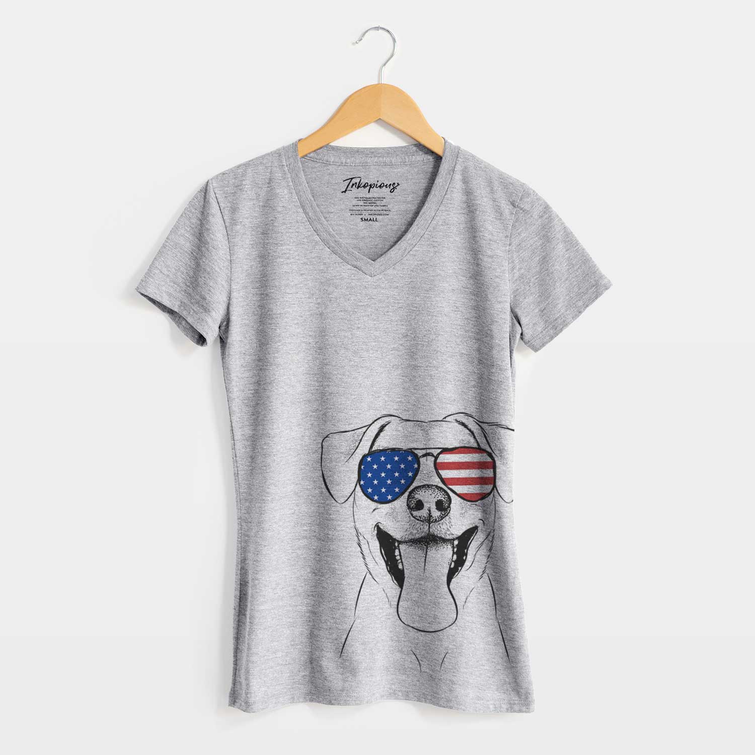 USA Lily Estelle the Mixed Breed - Women's Perfect V-neck Shirt