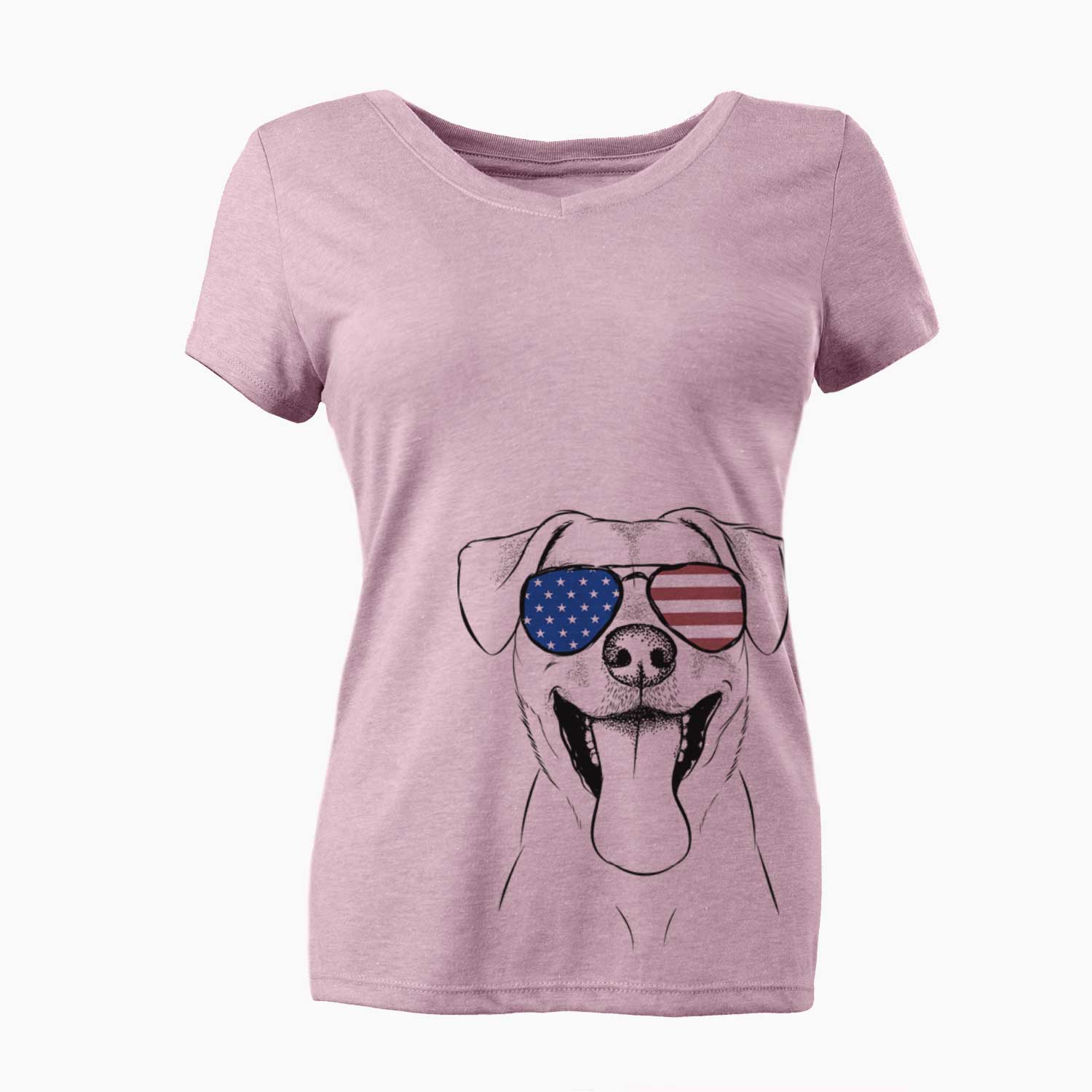 USA Lily Estelle the Mixed Breed - Women's Perfect V-neck Shirt