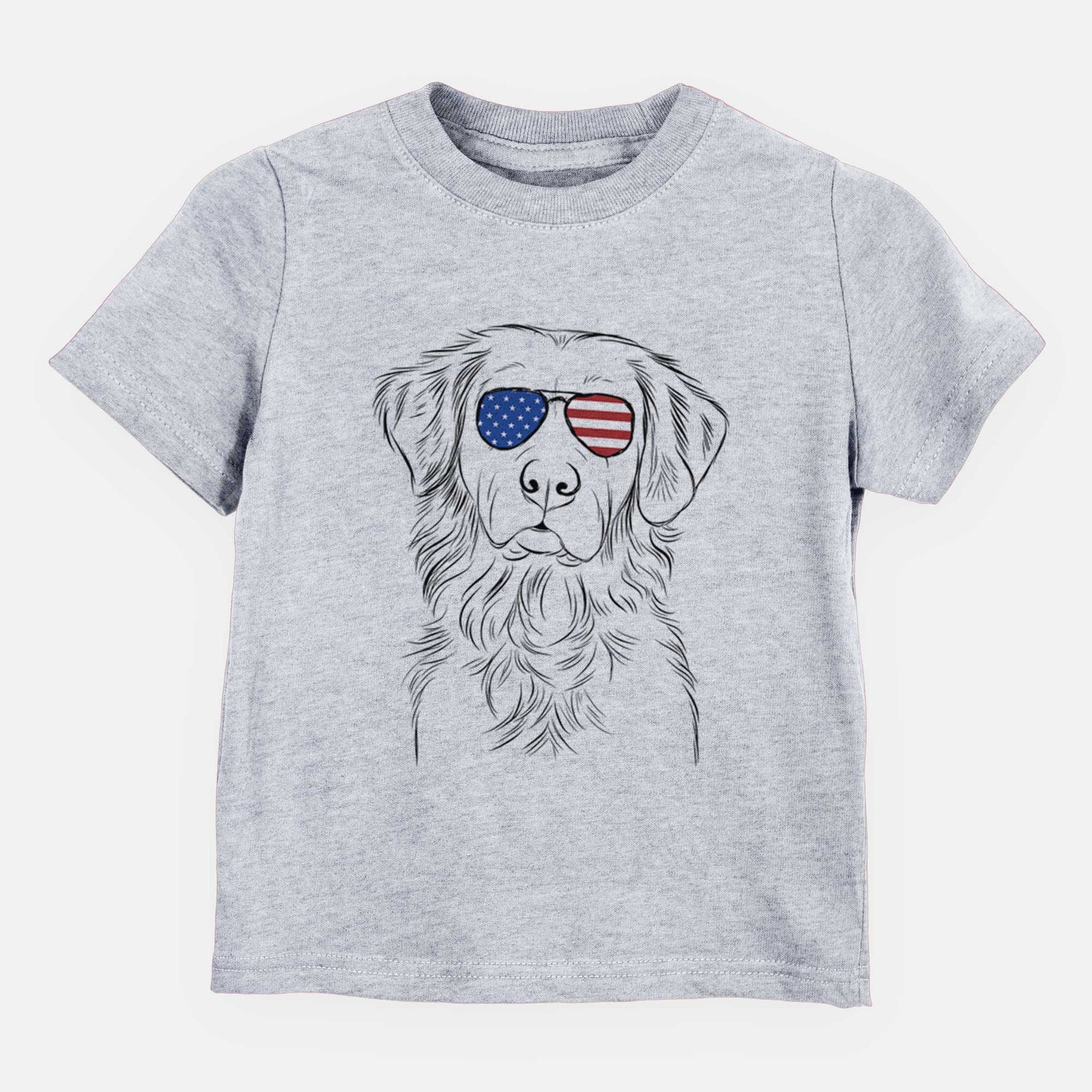 USA Linden the Golden Retriever - Kids/Youth/Toddler Shirt