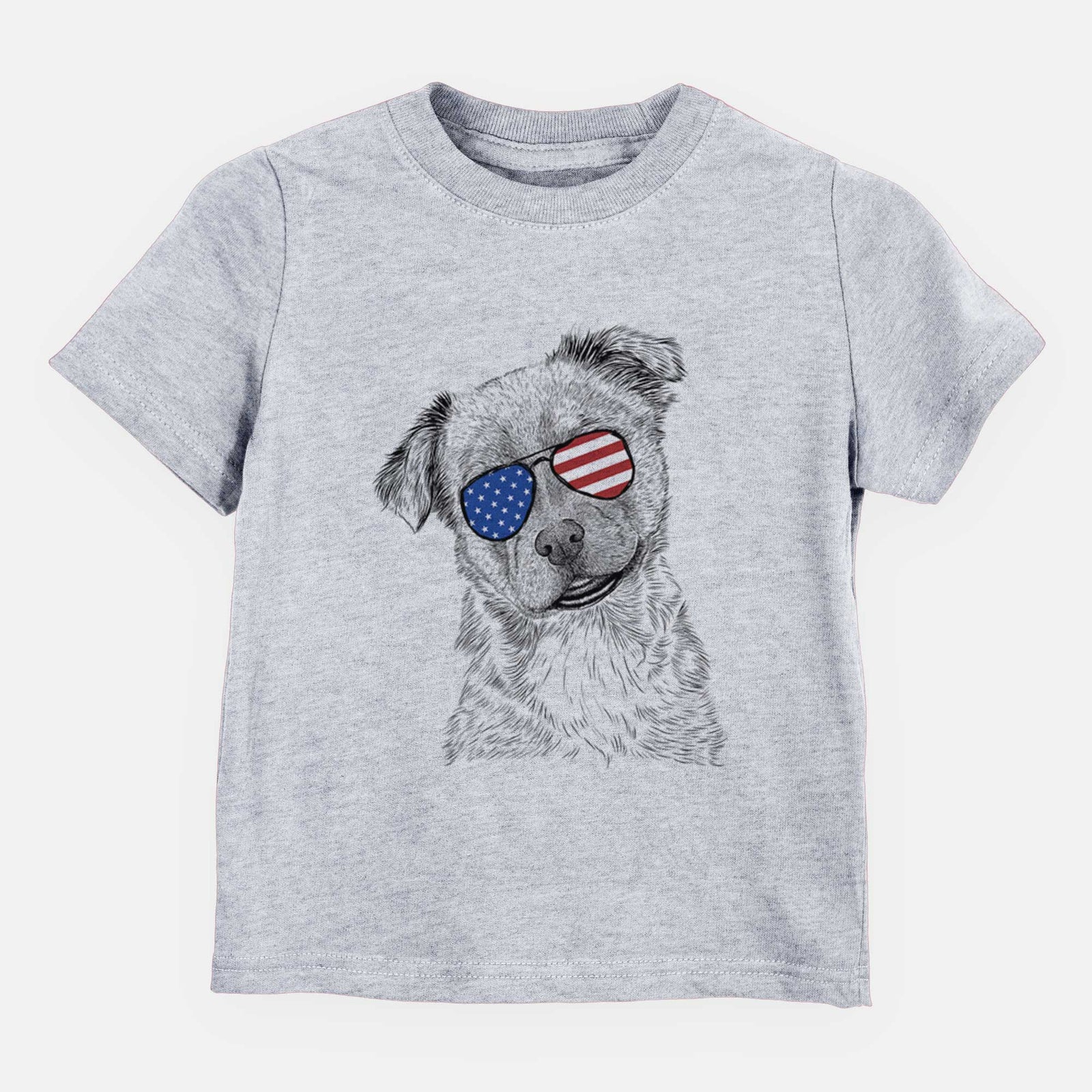 USA Loki Bear the Australian Cattle Dog Mix - Kids/Youth/Toddler Shirt