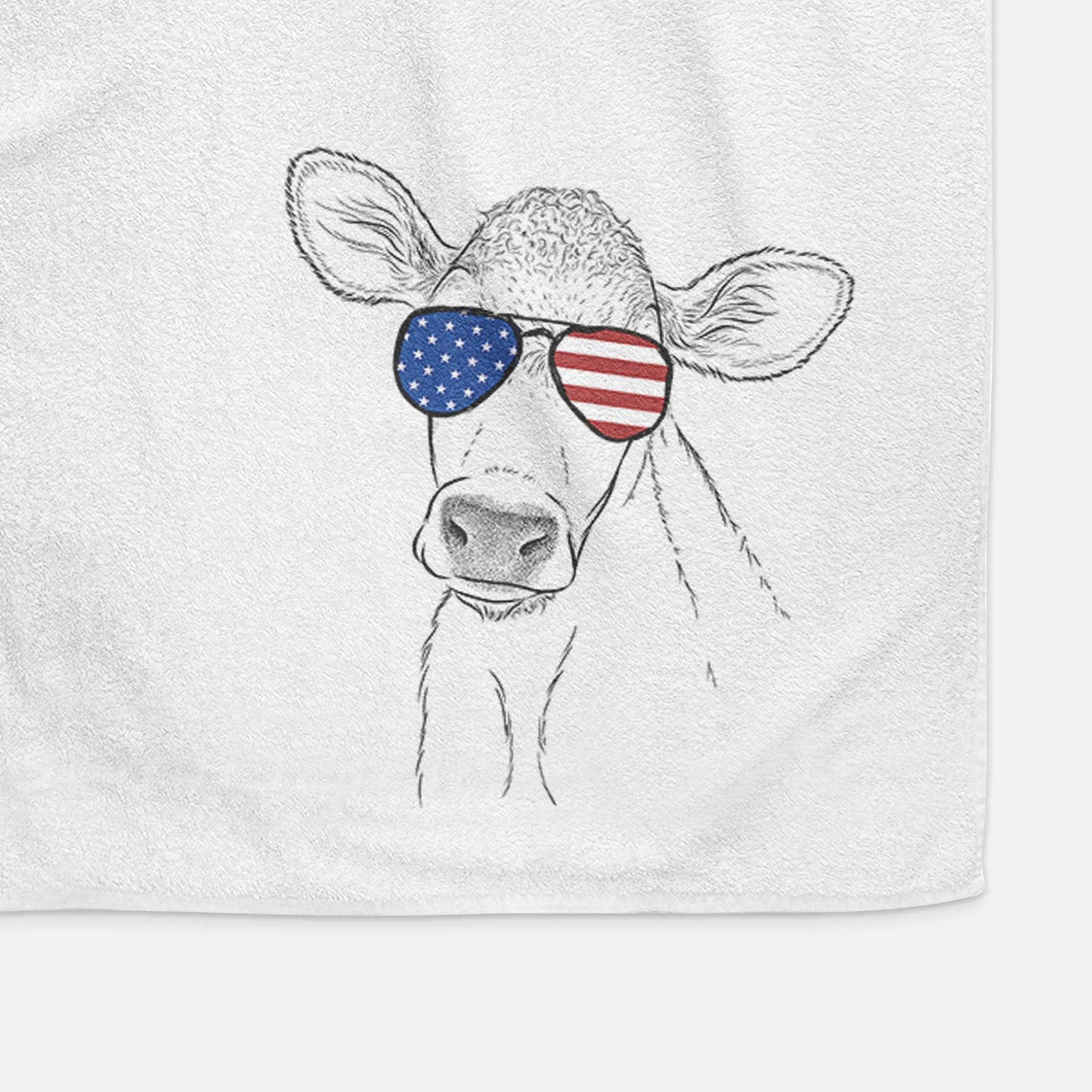 Malu the Cow Decorative Hand Towel