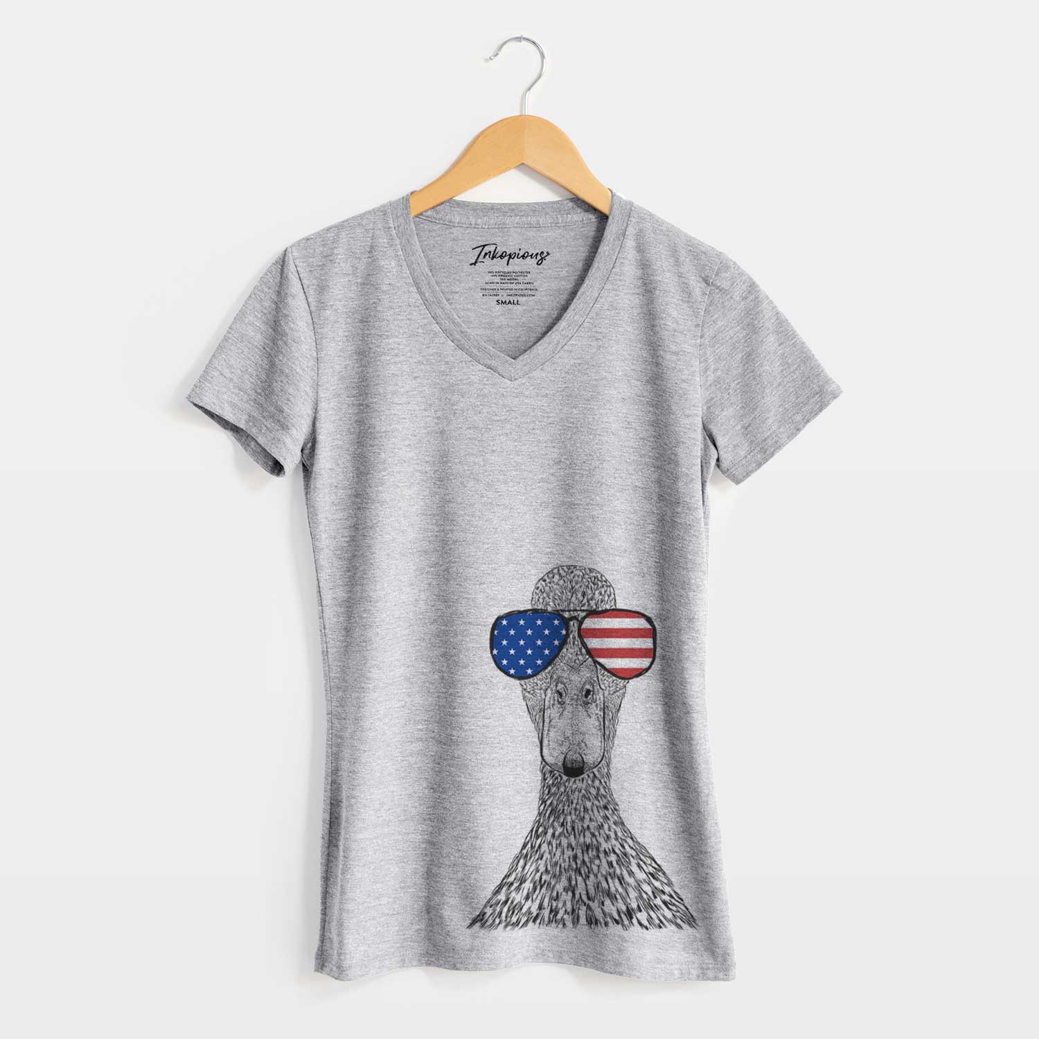 USA Marge the Mallard Duck - Women's Perfect V-neck Shirt