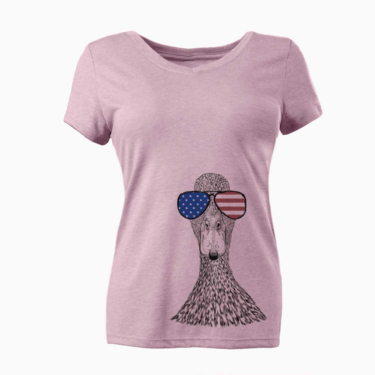 USA Marge the Mallard Duck - Women's Perfect V-neck Shirt