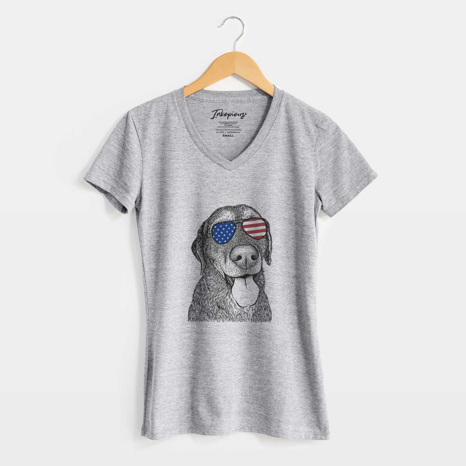 USA Max the Labrador Retriever - Women's Perfect V-neck Shirt