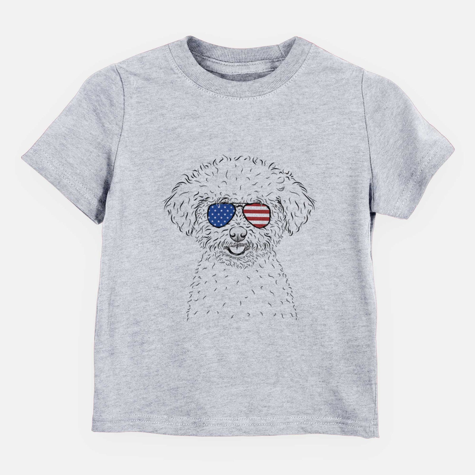 USA Mickey the Bichon Frise - Kids/Youth/Toddler Shirt