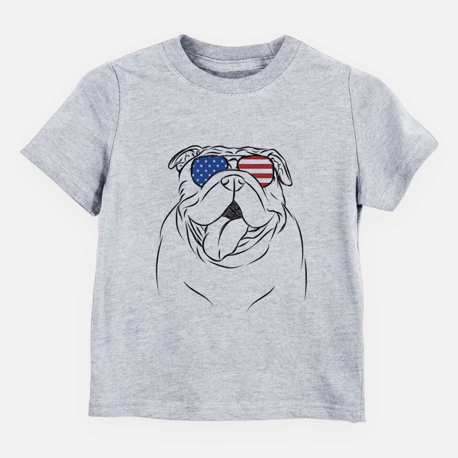 USA Missy Moo the English Bulldog - Kids/Youth/Toddler Shirt