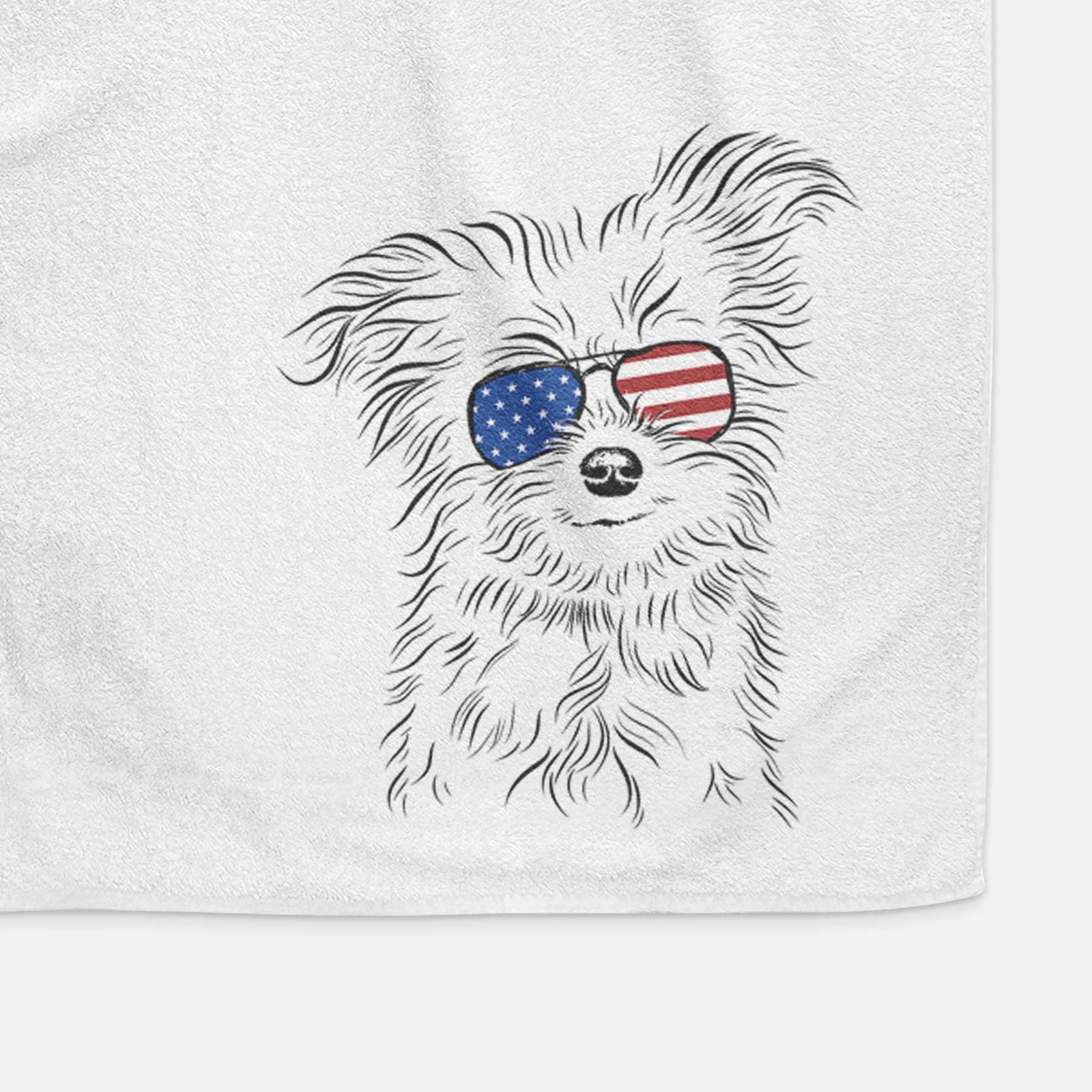 Mr. Gucci Poochi the Maltese Decorative Hand Towel