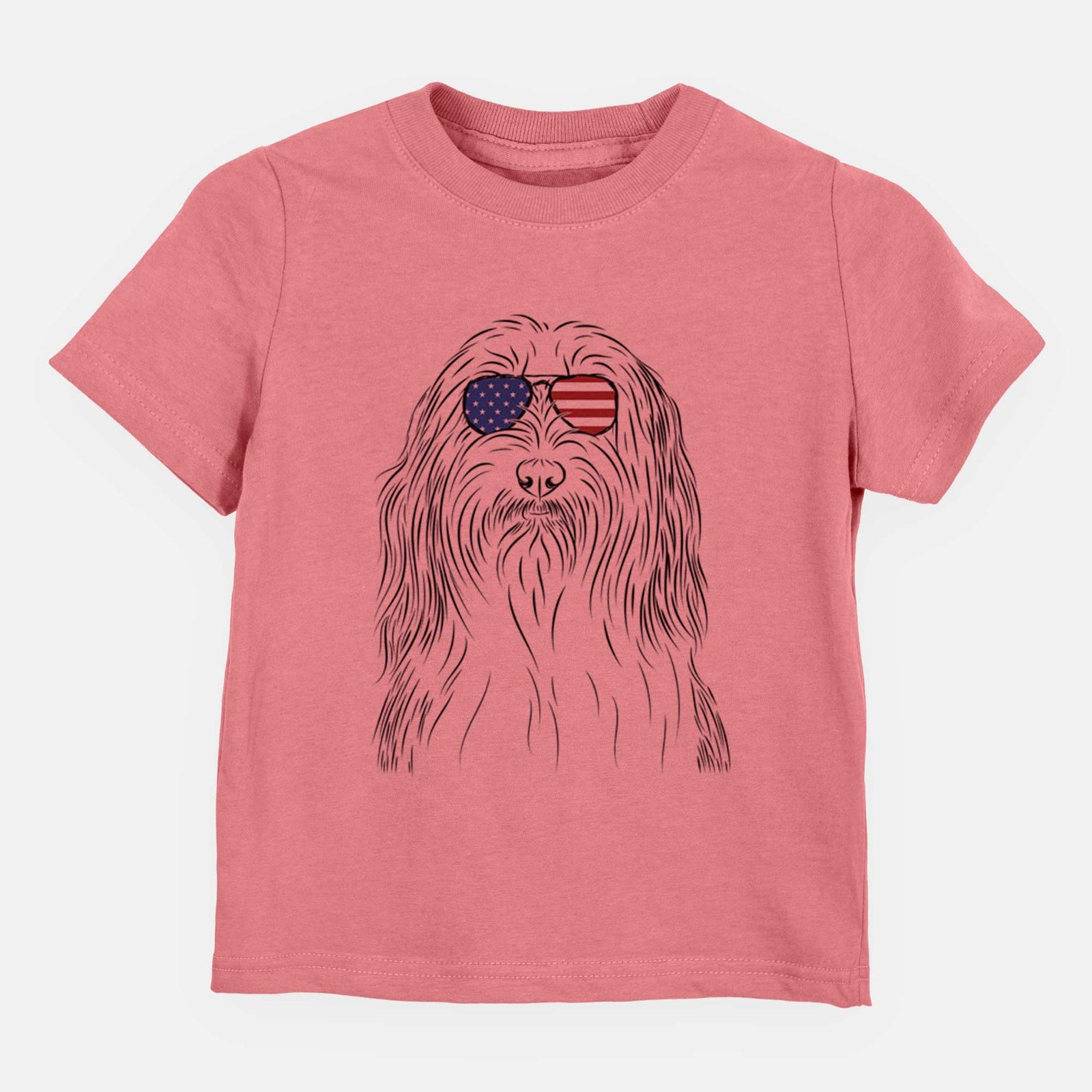 USA Murray the Bearded Collie - Kids/Youth/Toddler Shirt