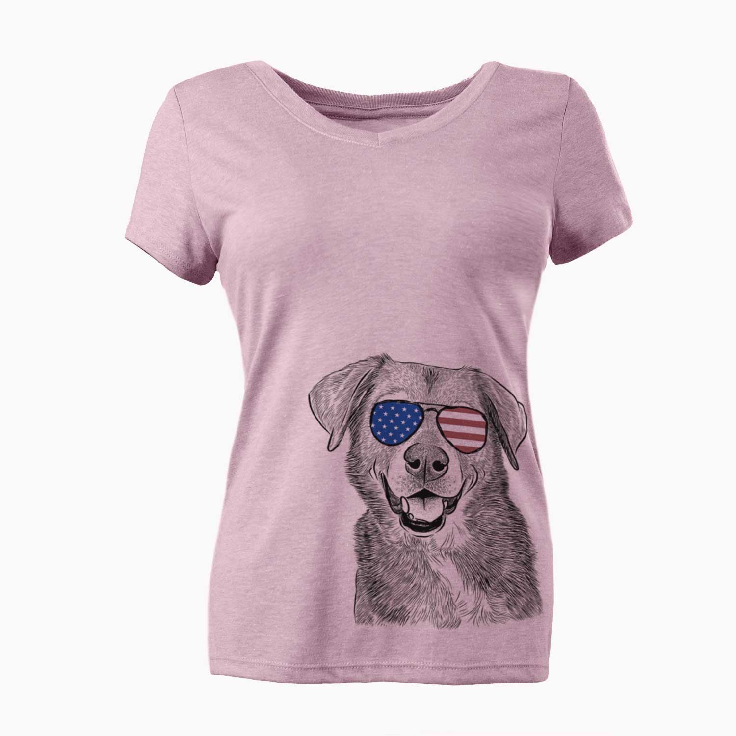 USA Oliver the Mixed Breed - Women's Perfect V-neck Shirt